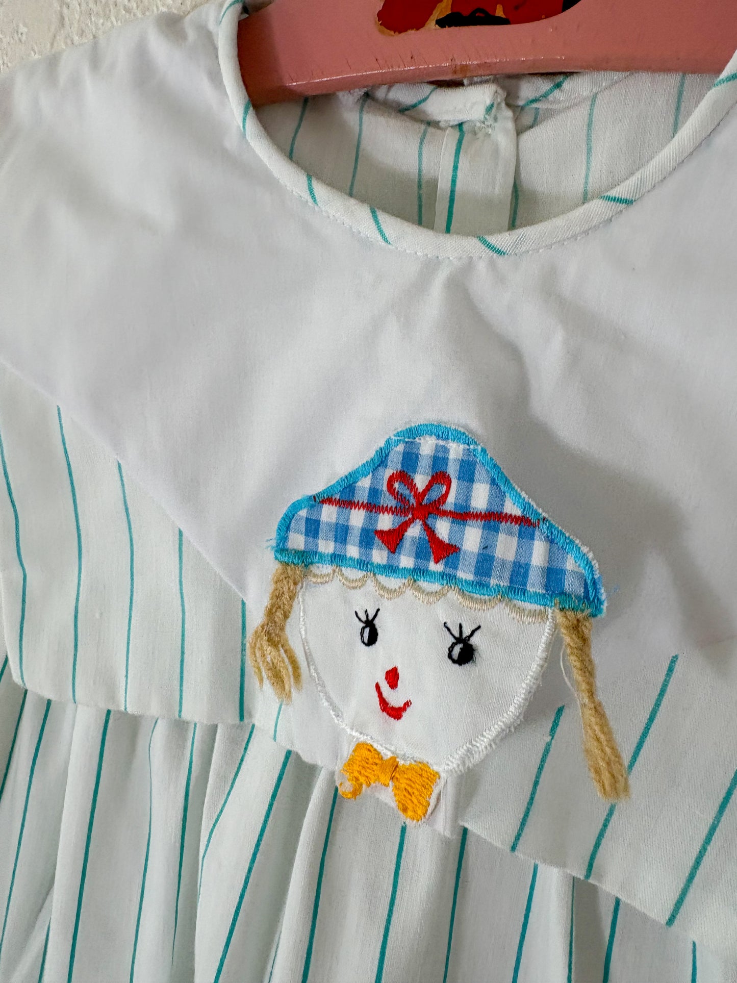 Vintage appliqué toddler dress/tunic.