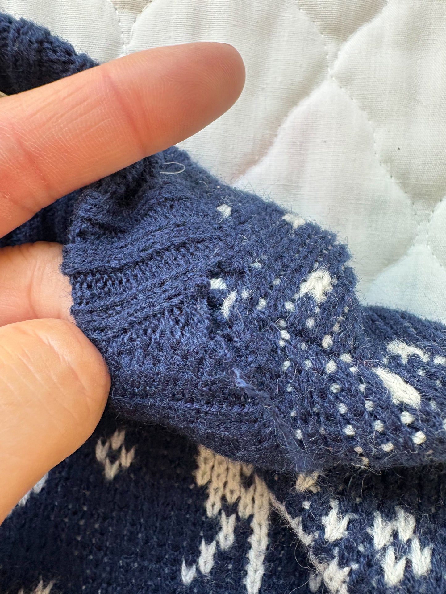 Vintage acrylic boy's sweater.