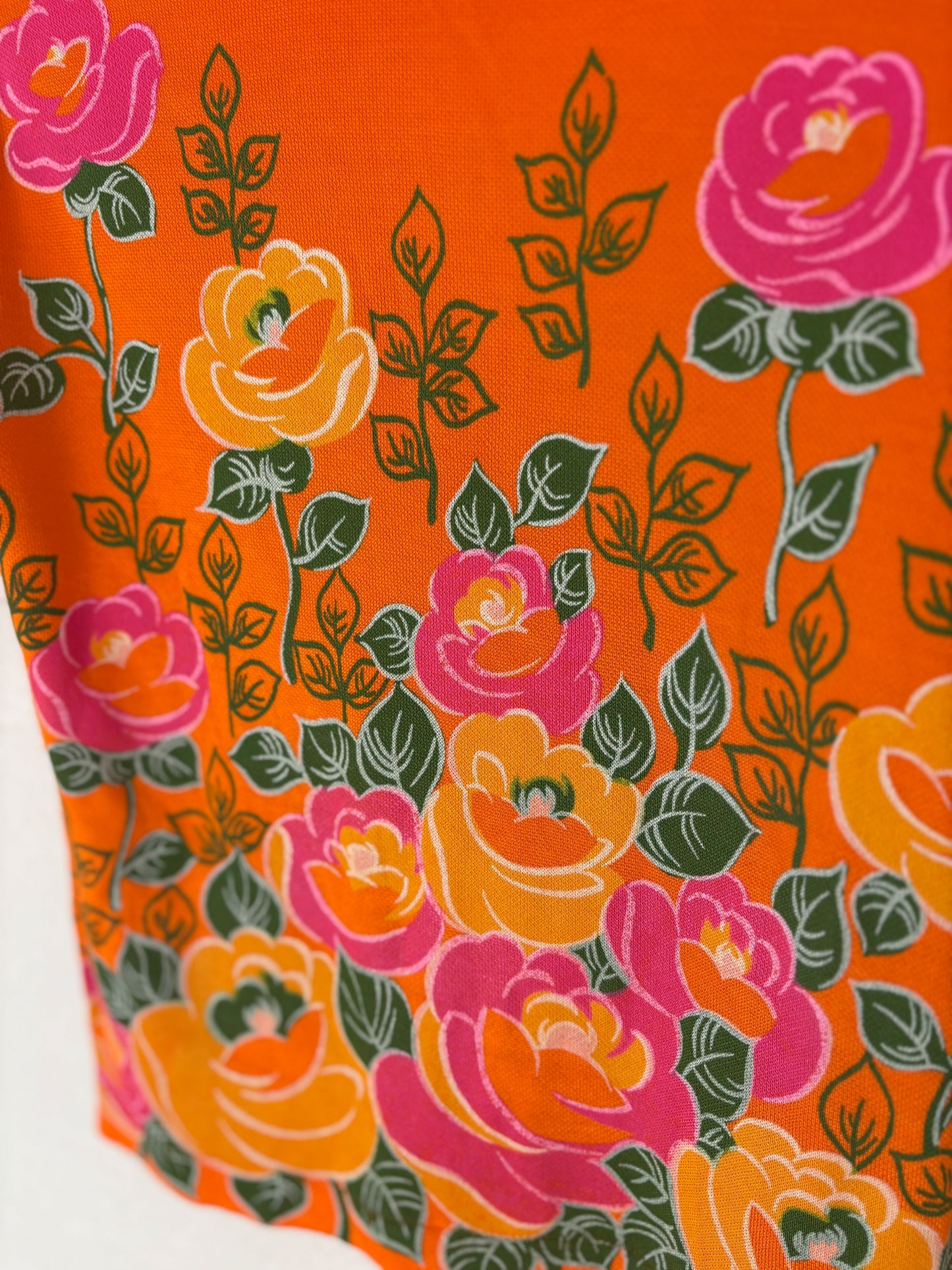Vintage Caperknit 70s floral top.