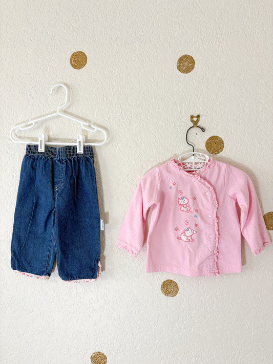 y2k Vitamins 2 piece baby set.