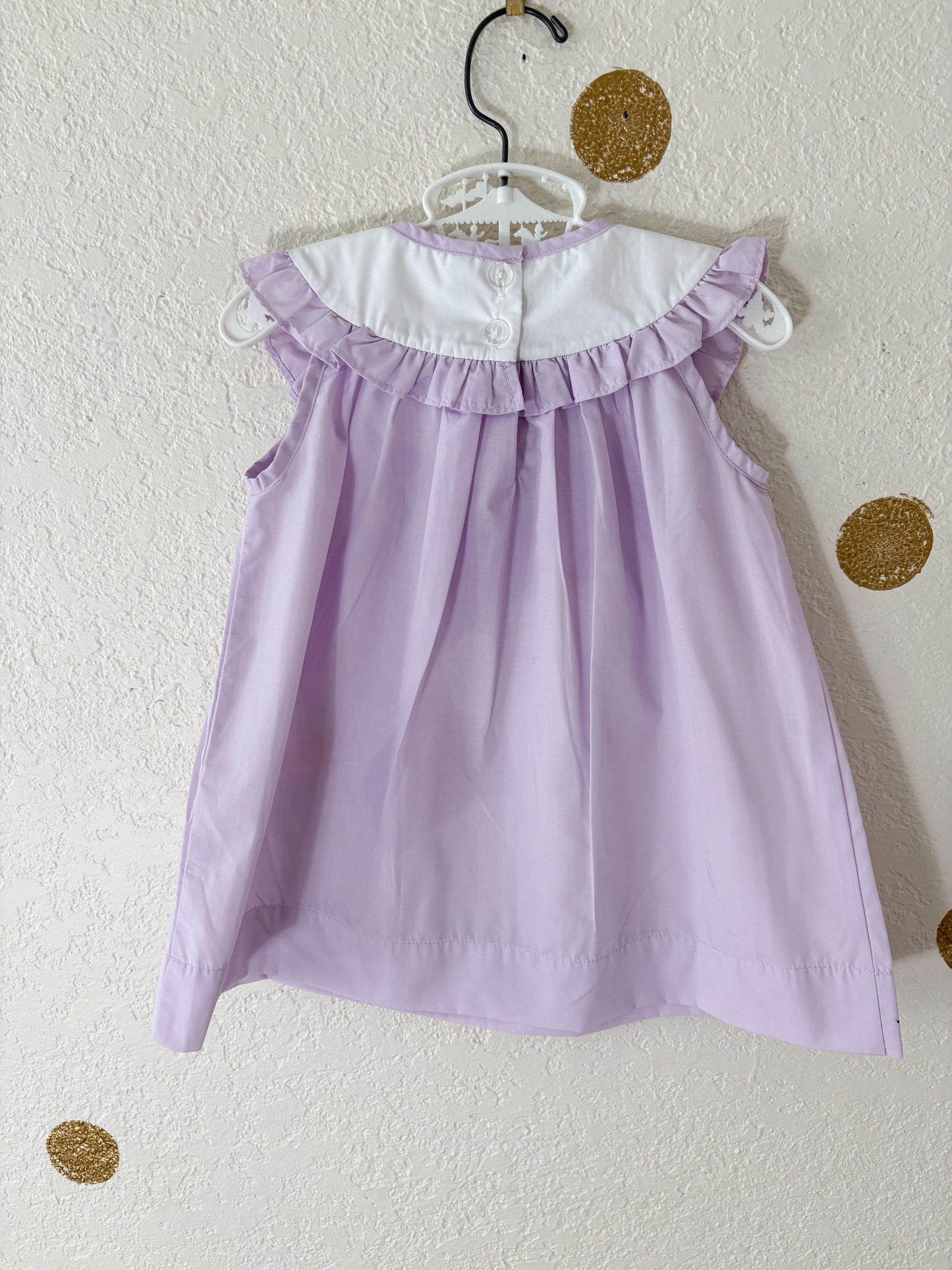 Modern boutique "Happy Birthday" toddler dress.