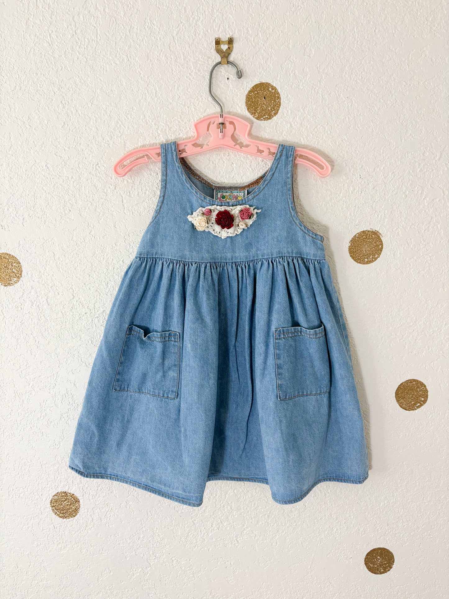 Vintage Kokomo Kids chambray toddler jumper.