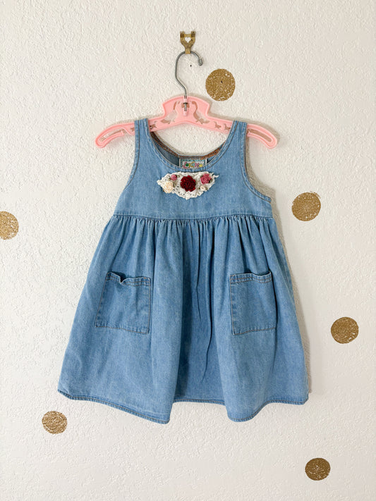 Vintage Kokomo Kids chambray toddler jumper.