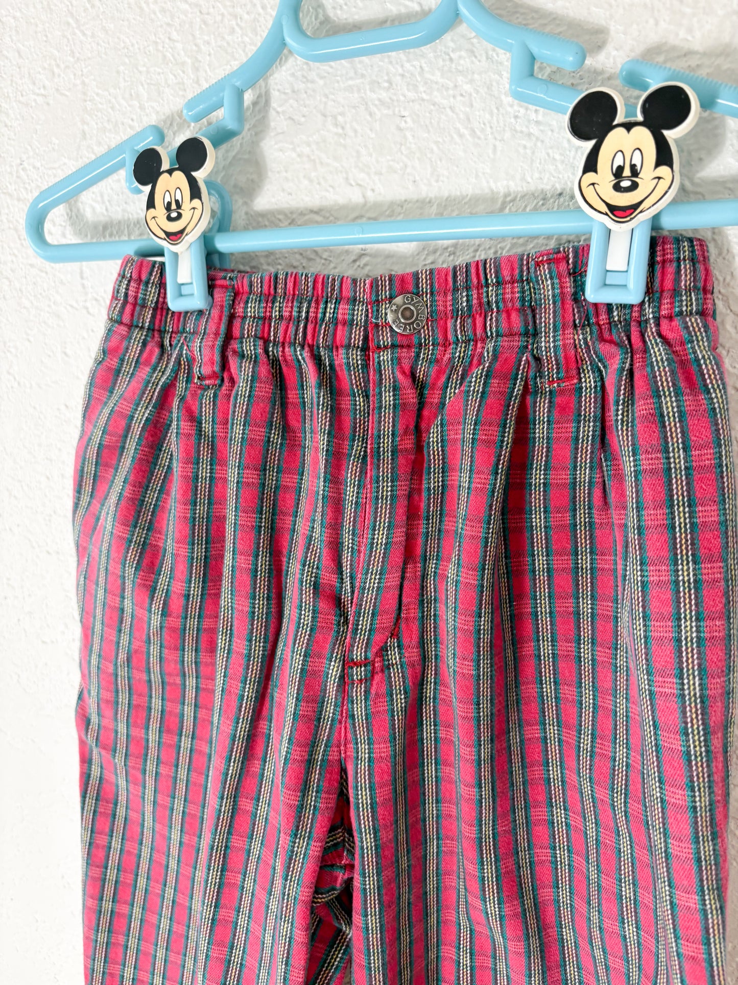 Vintage Gymboree plaid pants.
