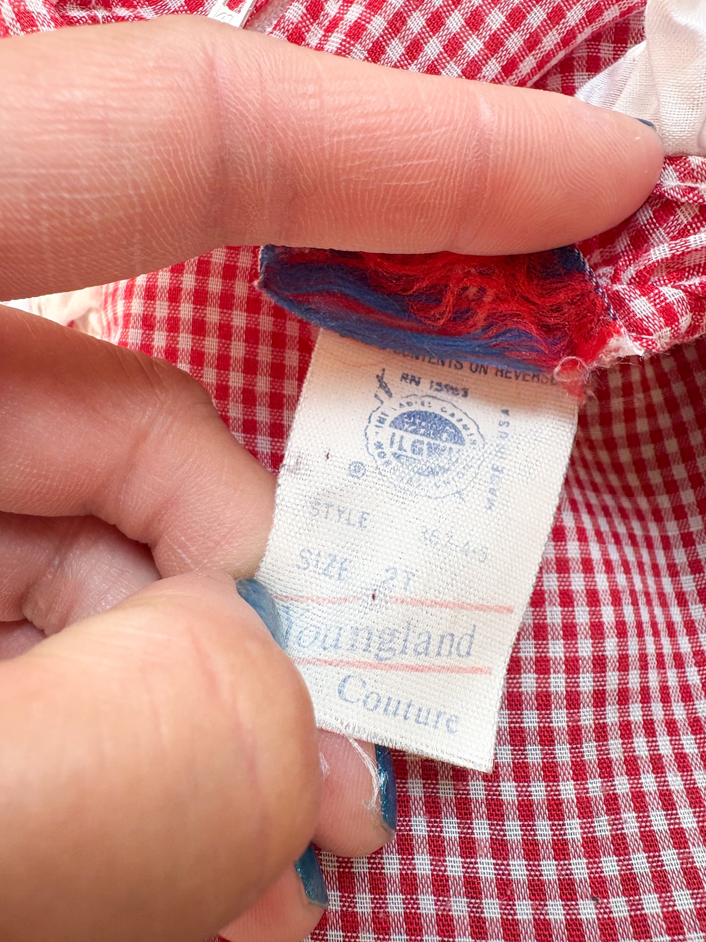 Vintage Youngland prairie toddler dress.
