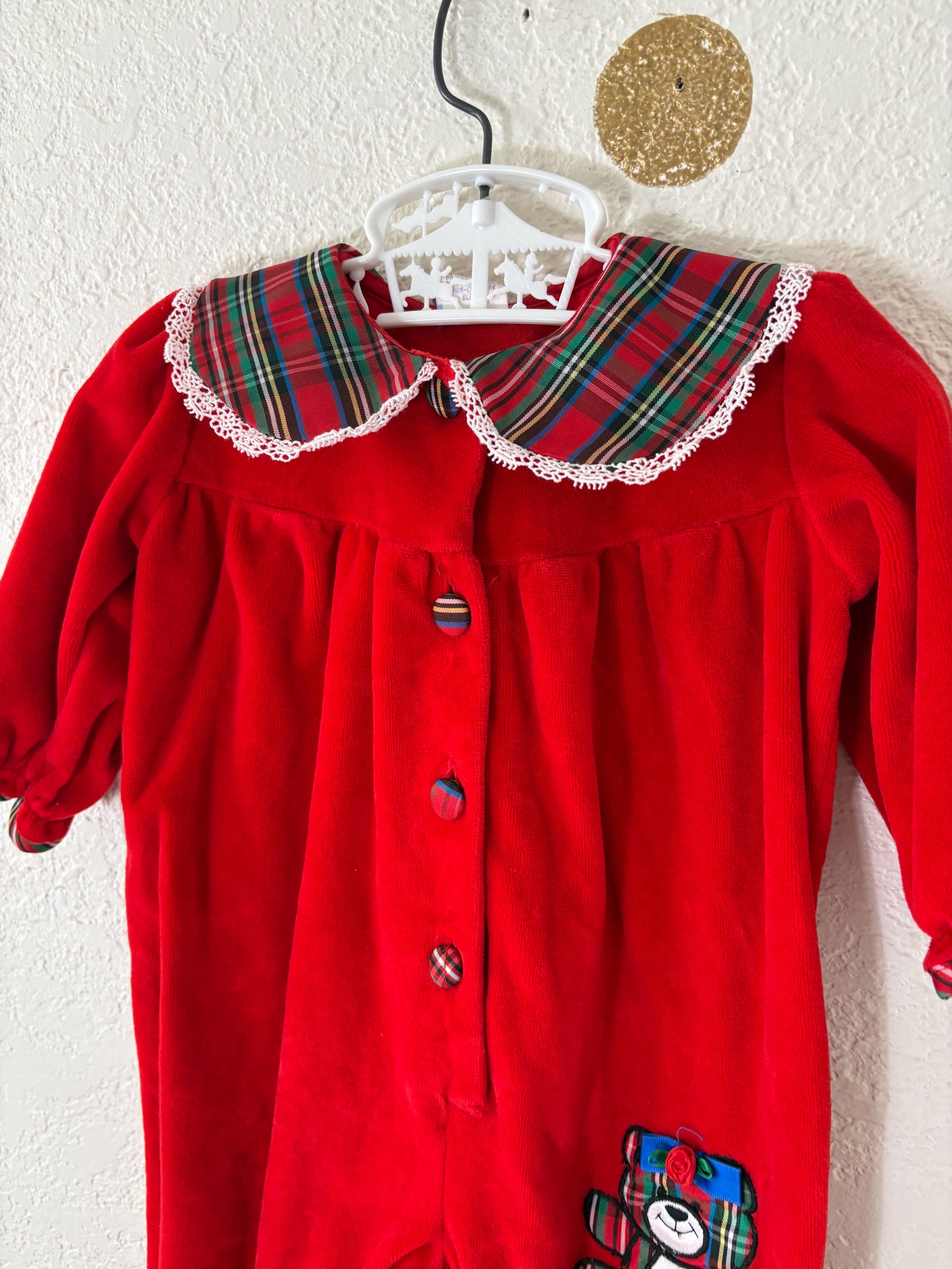 Unbranded vintage appliqué baby romper