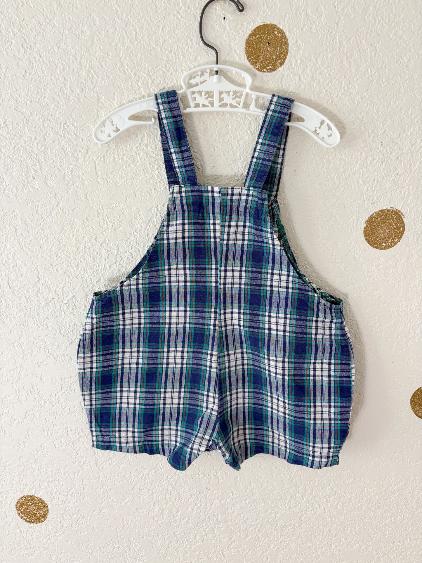 Vintage Carter's plaid baby romper.
