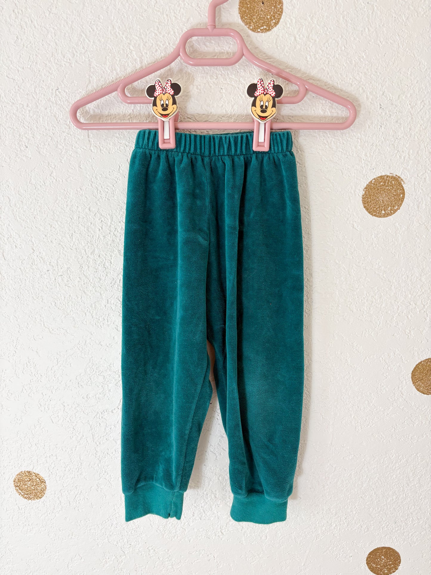 Vintage Rebecca Raggs Original velour toddler set.