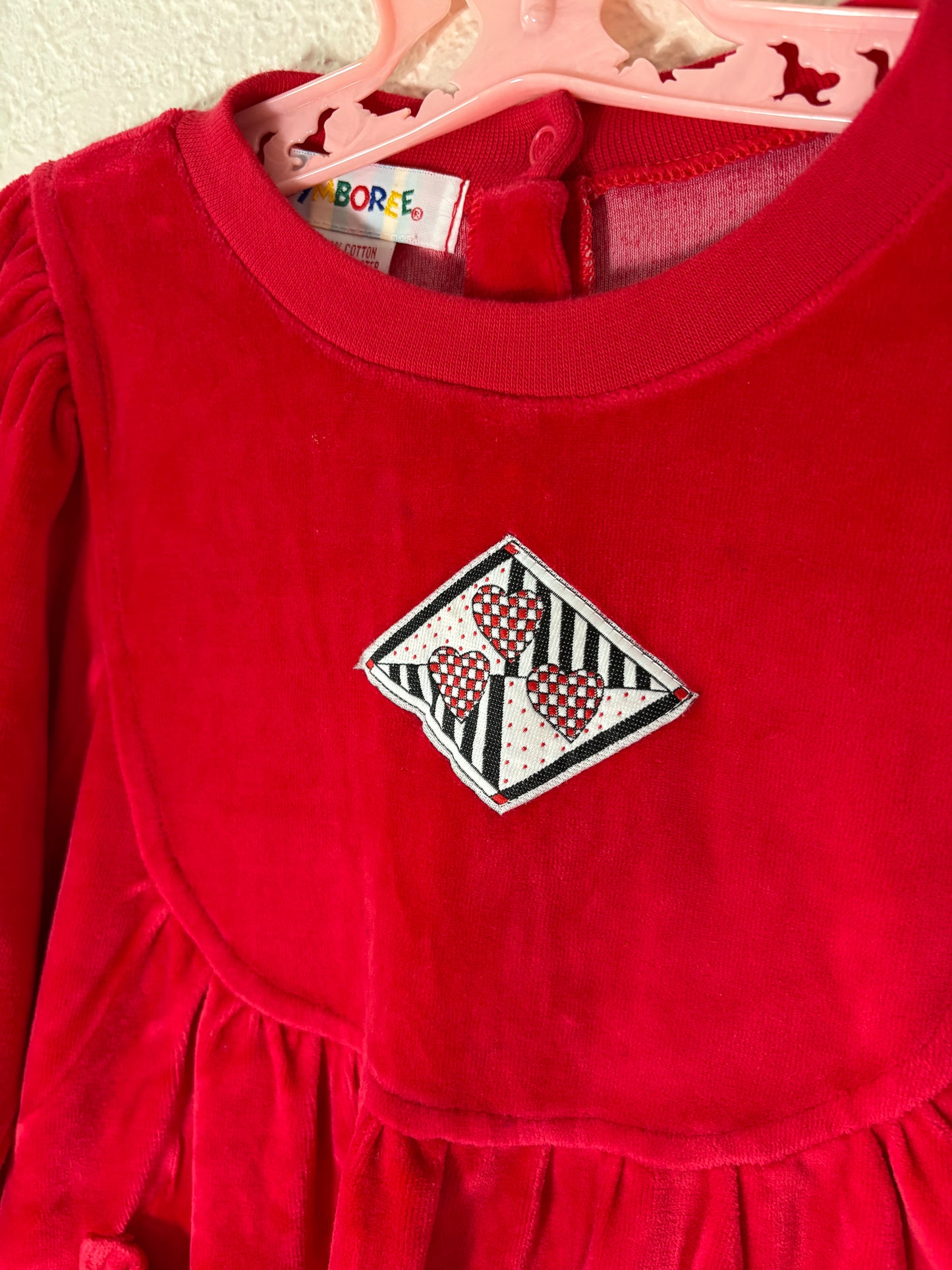 Vintage Gymboree velour dress/tunic.