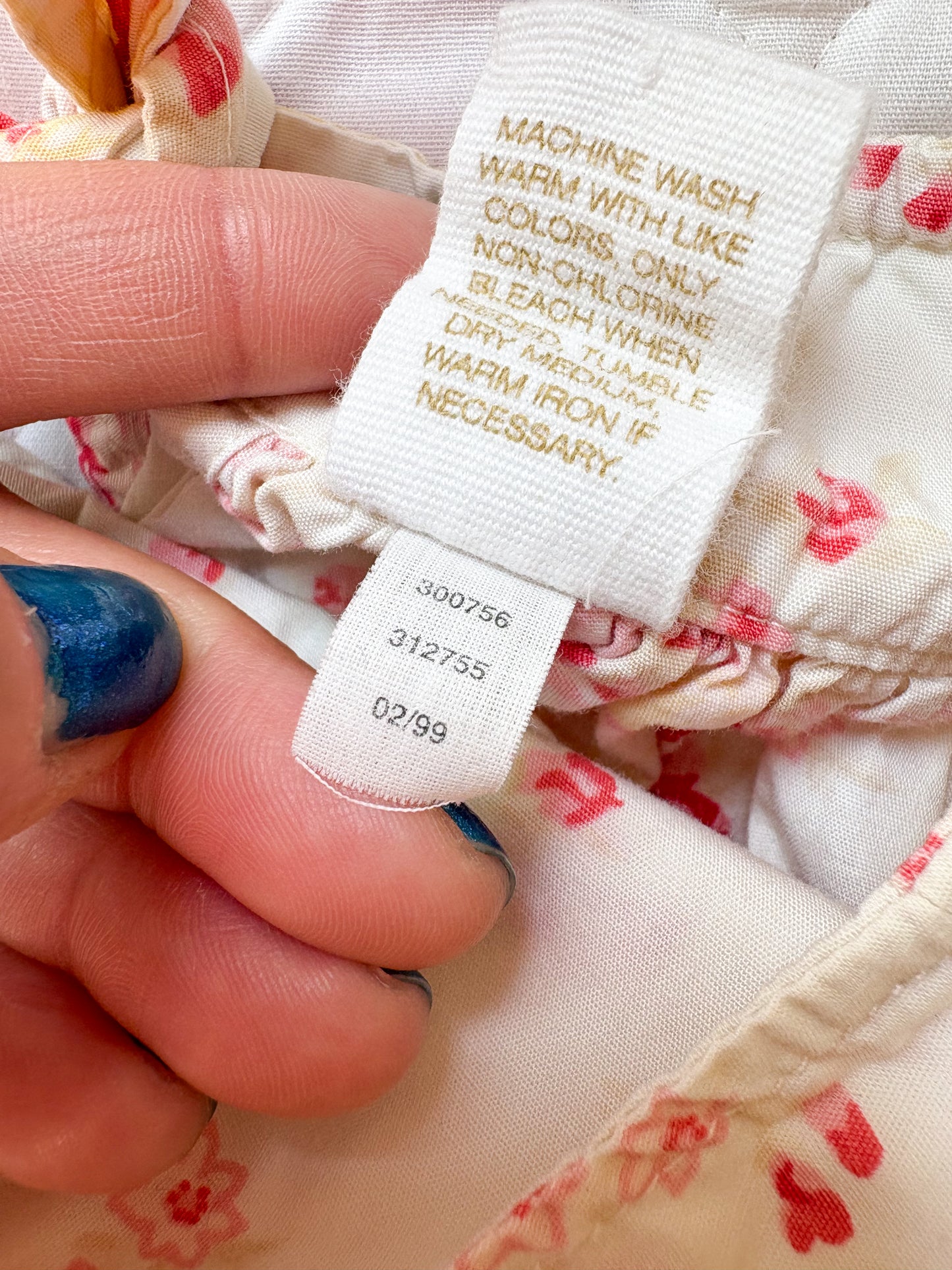 Vintage Baby Gap floral halter dress.
