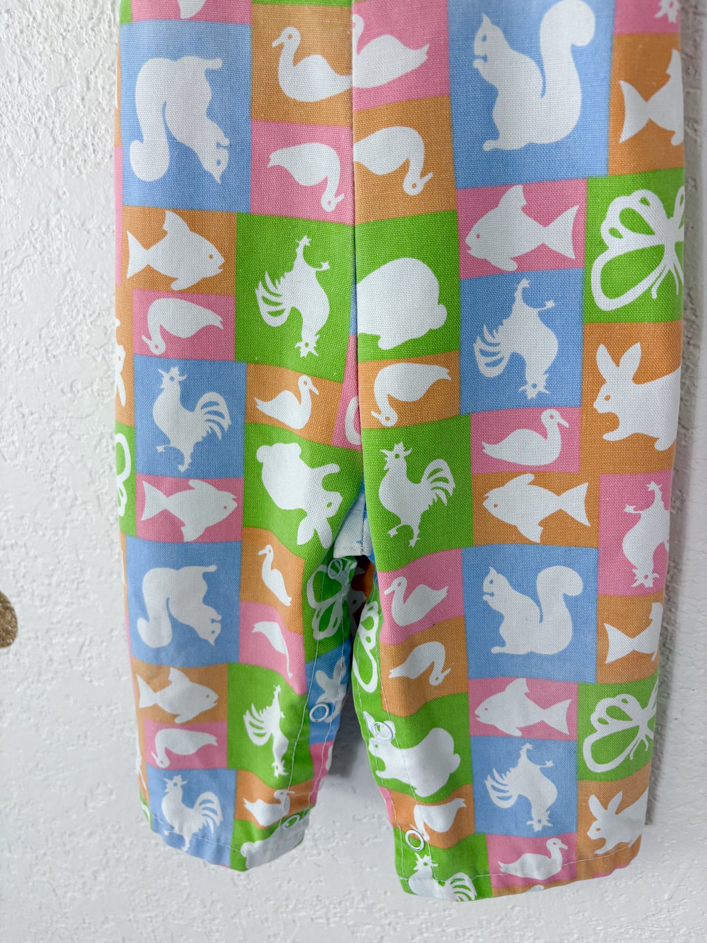 Vintage Sears cottagecore baby romper.