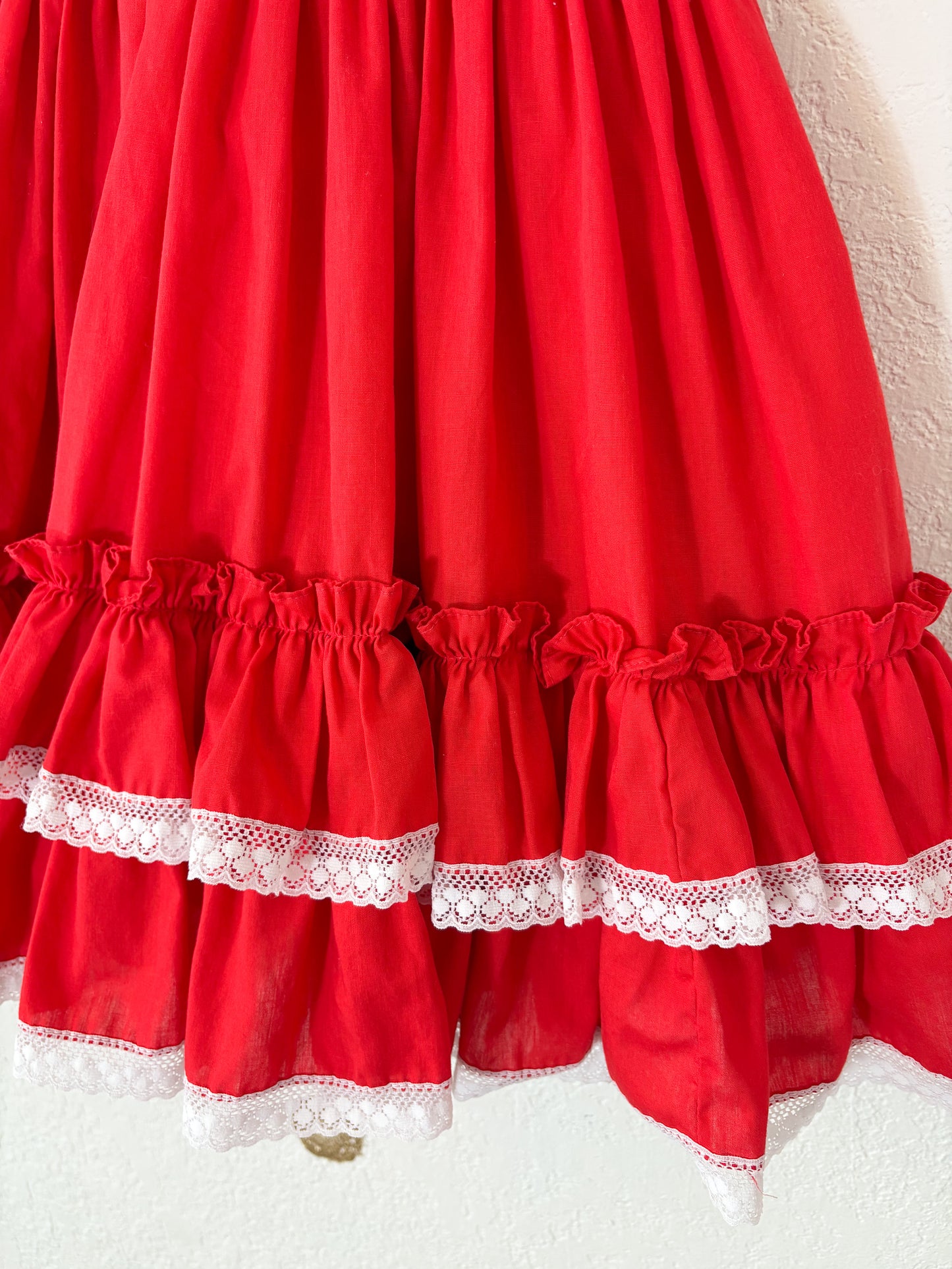 Vintage Small World full circle party dress.