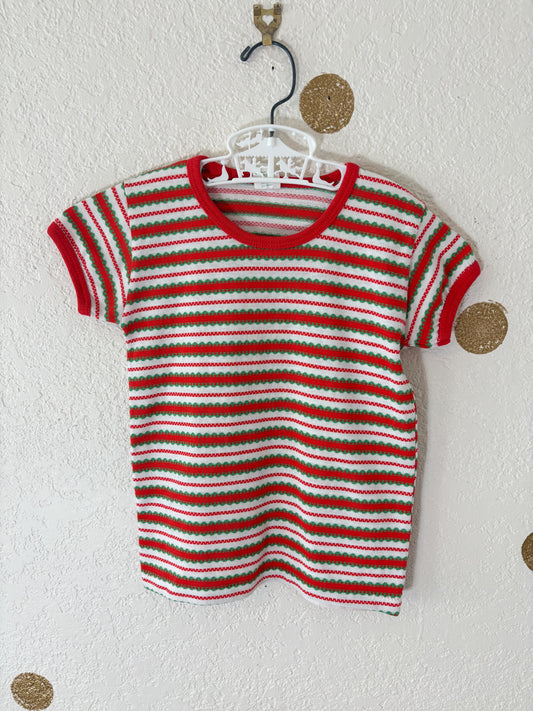 Vintage Darneiie knit girl's top.
