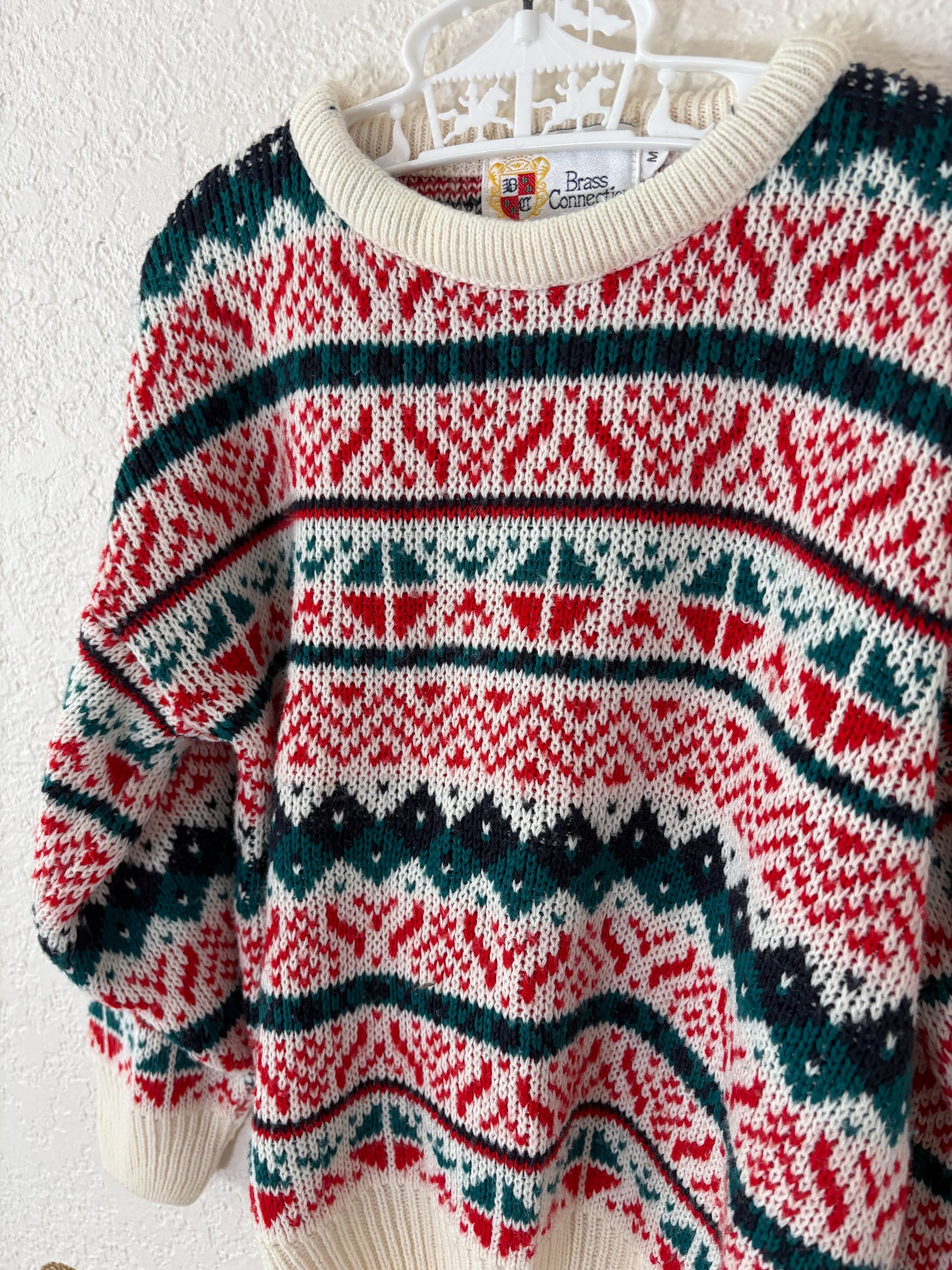 Vintage acrylic boy's sweater.