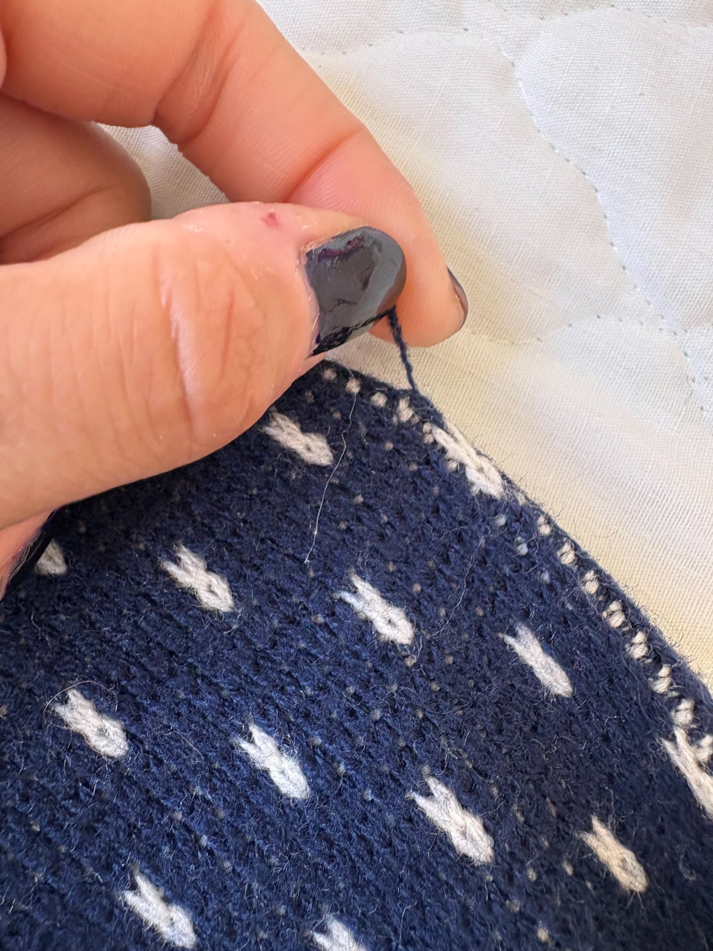 Vintage acrylic boy's sweater.