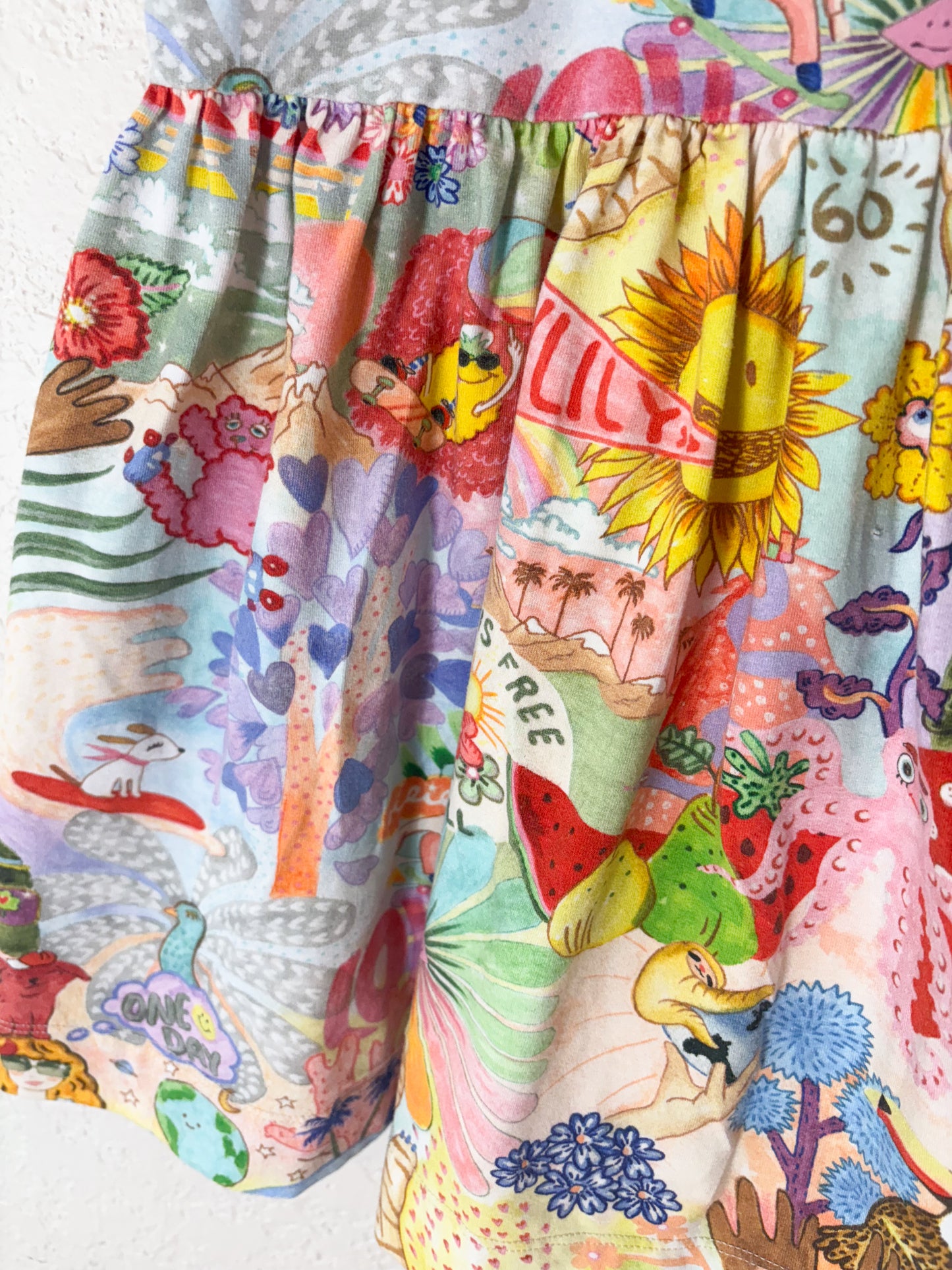 Modernish Oilily AOP dress.