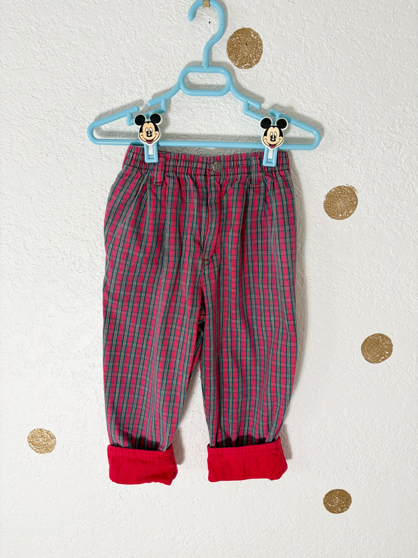 Vintage Gymboree plaid pants.