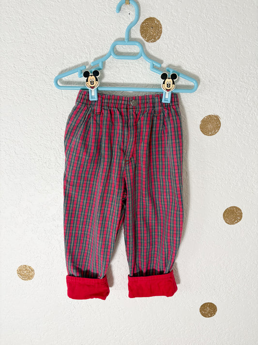 Vintage Gymboree plaid pants.