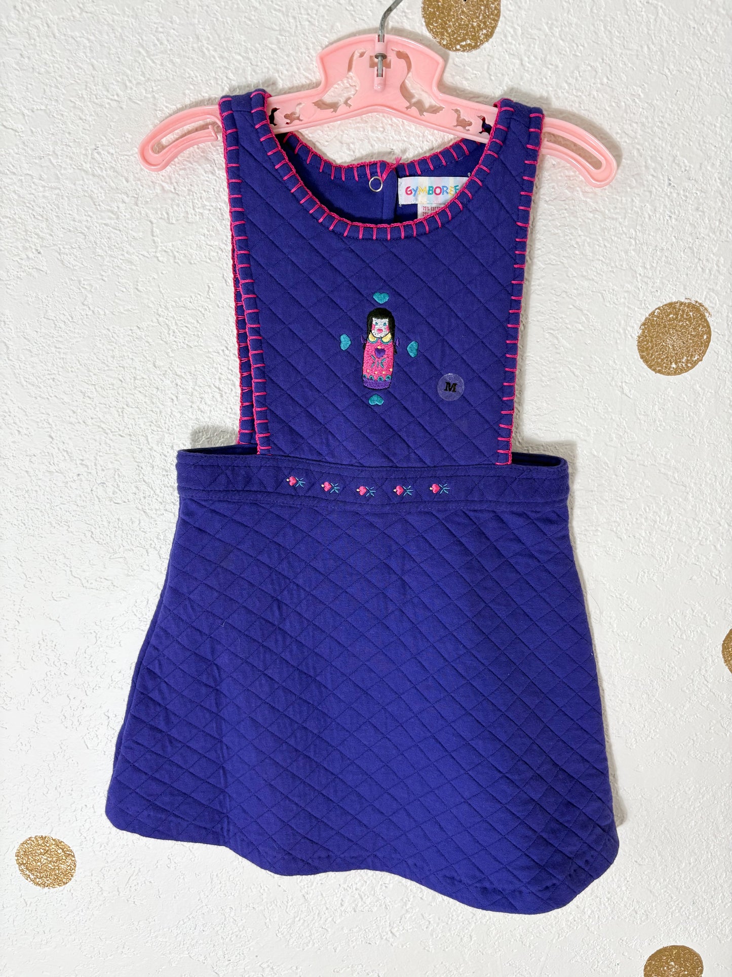 Deadstock vintage Gymboree pinafore dress.