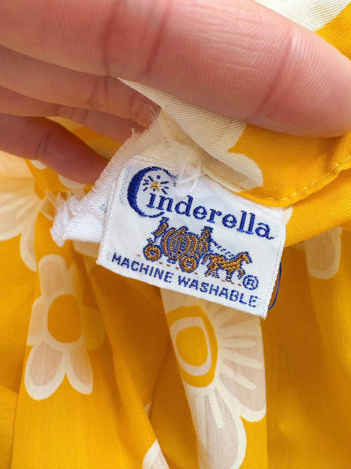 Vintage Cinderella Flower Power dress.