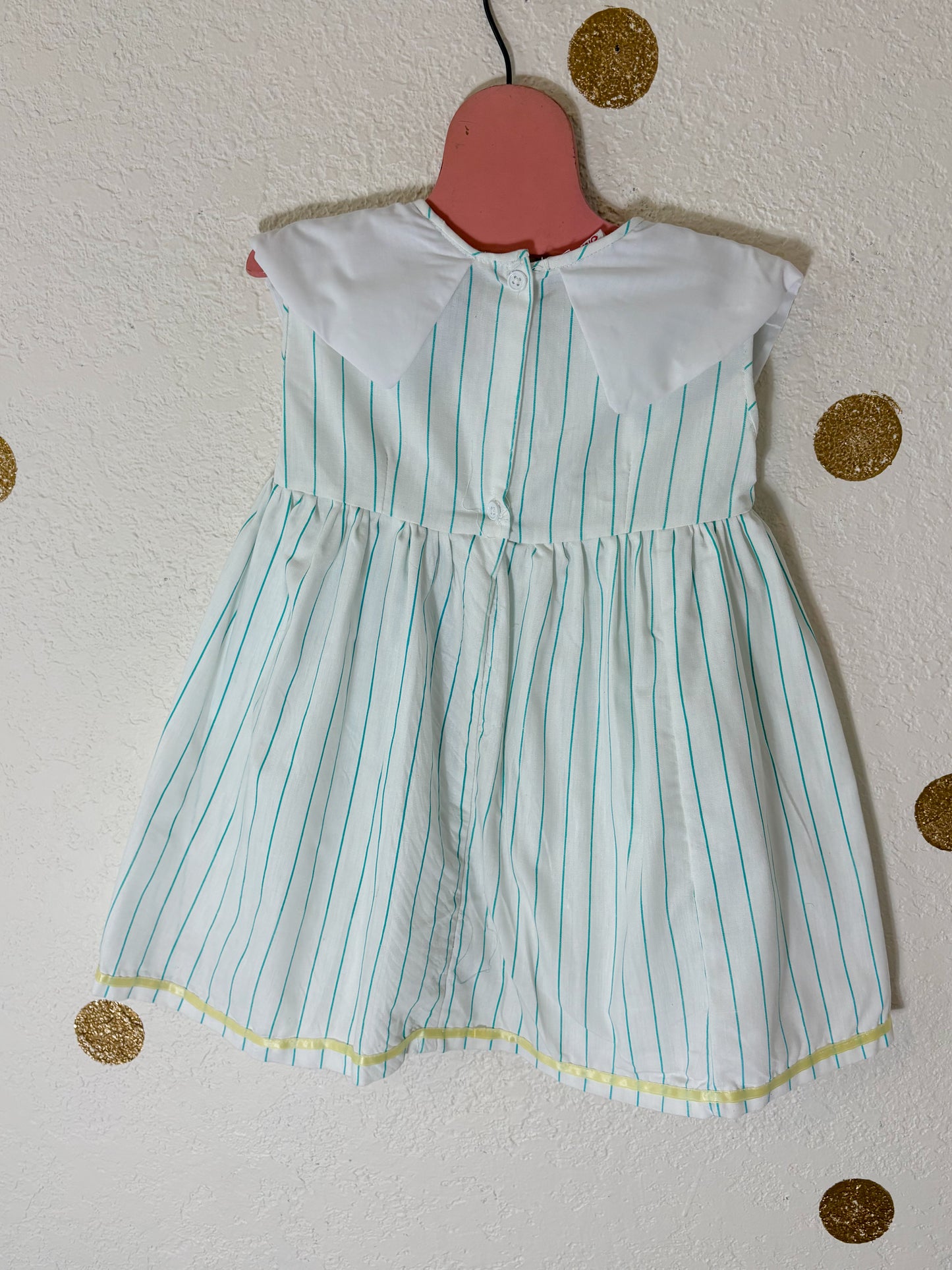 Vintage appliqué toddler dress/tunic.