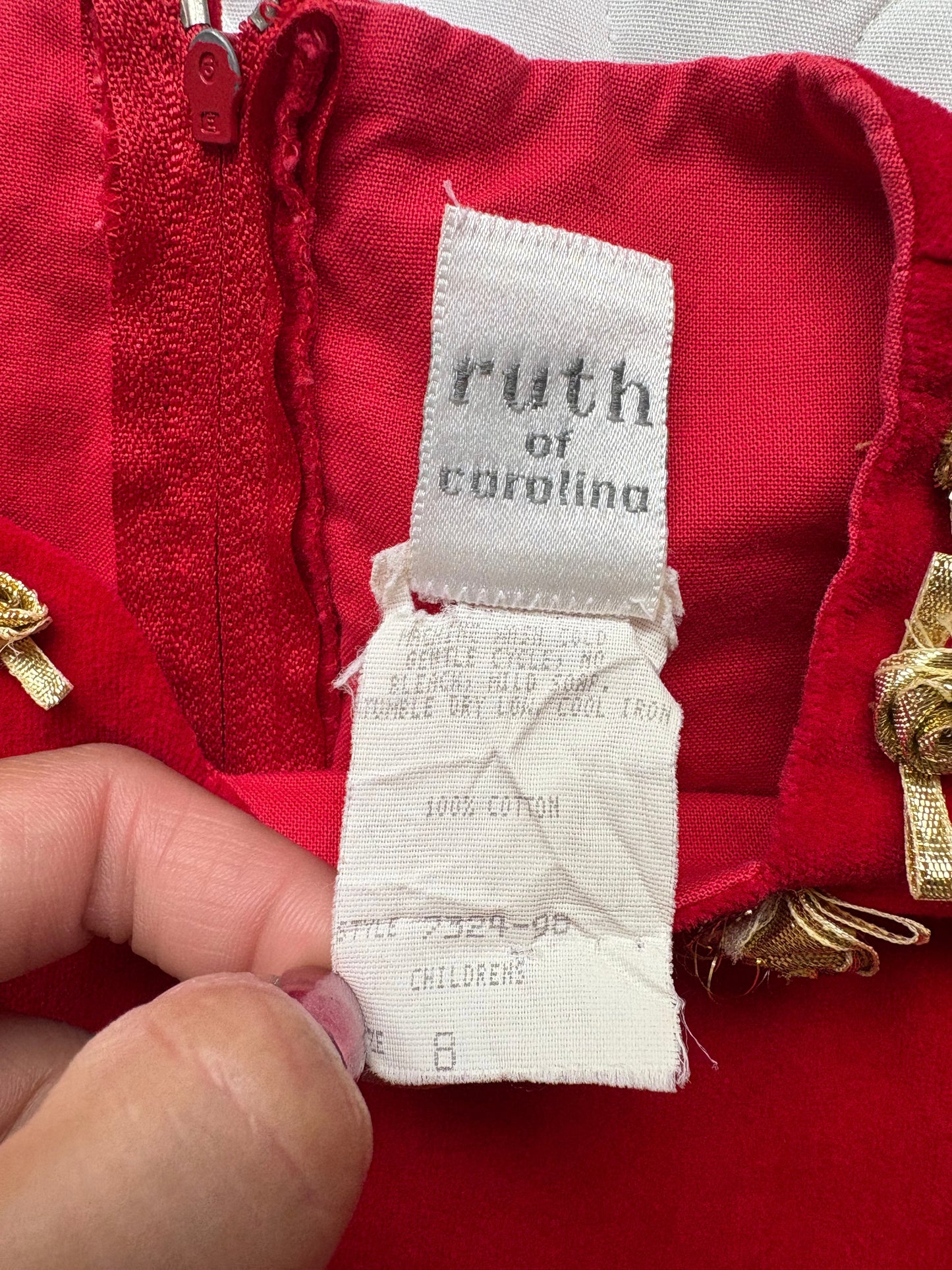 Vintage Ruth of Carolina older girl dress.