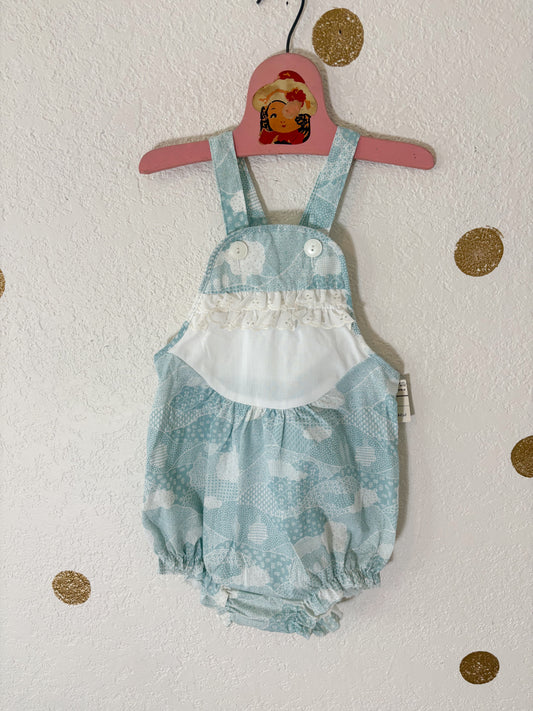Deadstock vintage Toddletime JC Penney toile print toddler romper