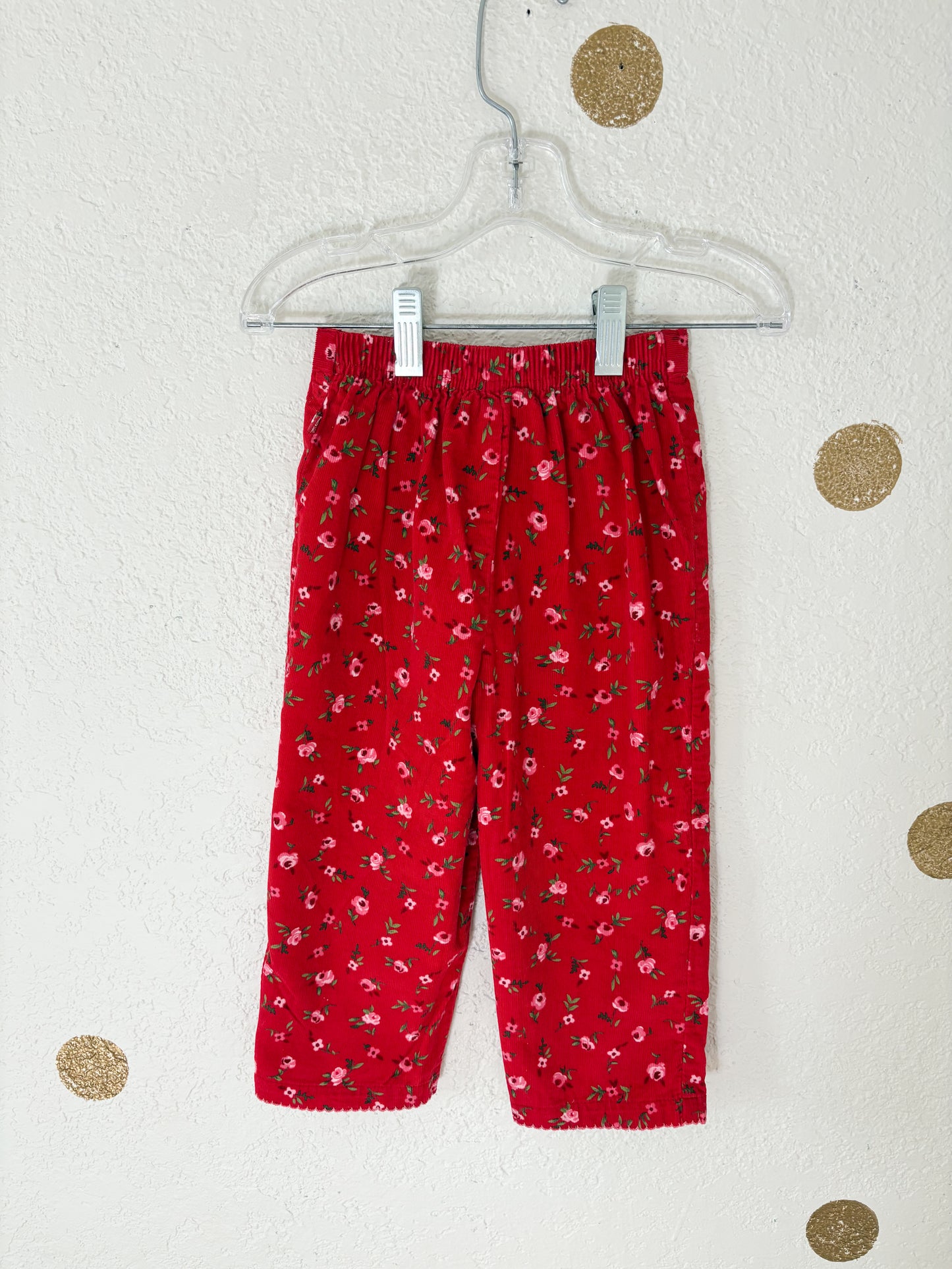 Vintage/y2k McKids lightweight floral toddler pants.