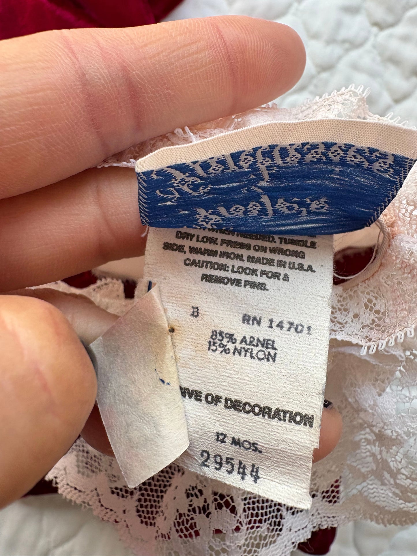 Vintage velour baby dress/tunic.