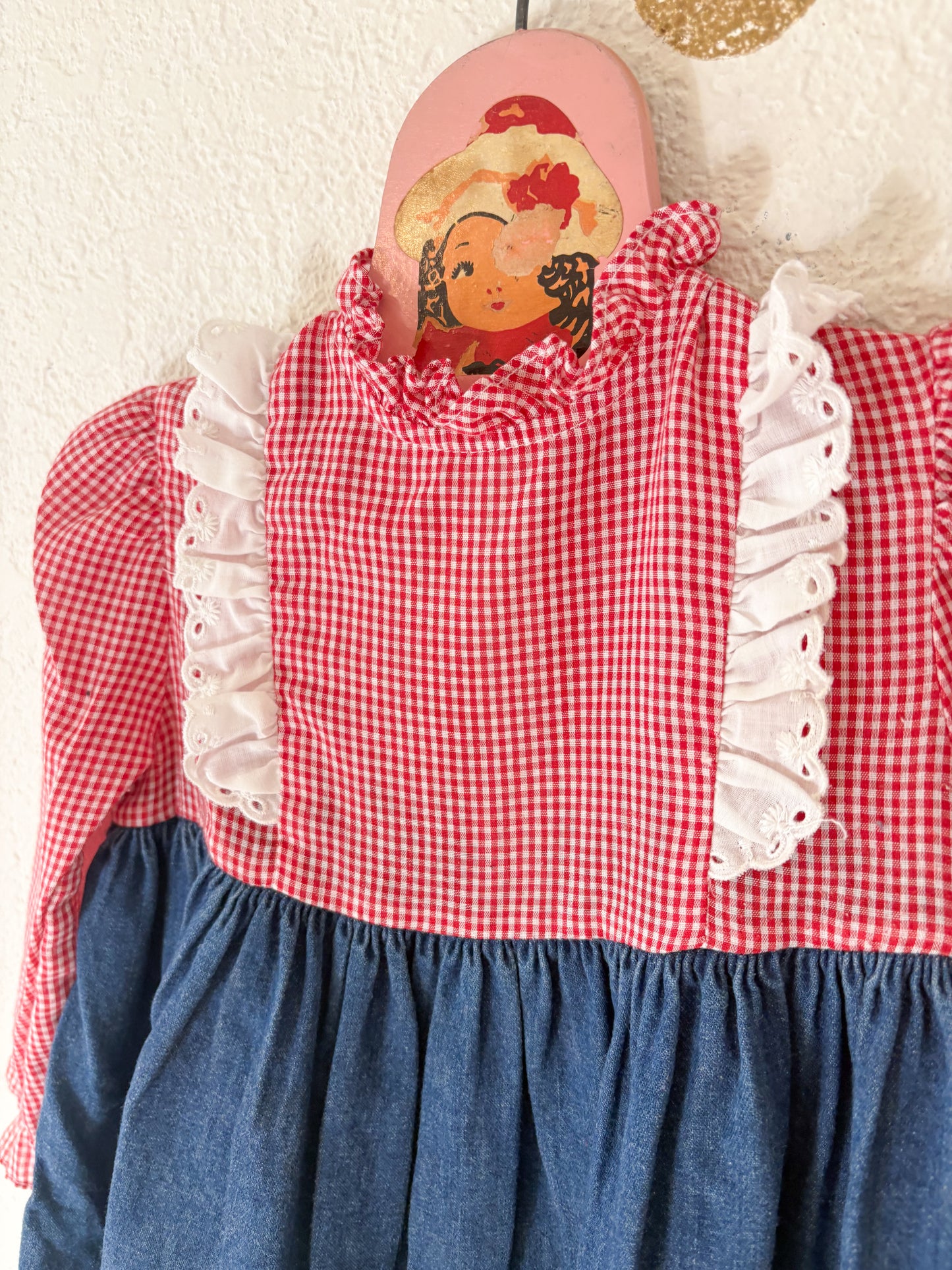 Vintage Youngland prairie toddler dress.