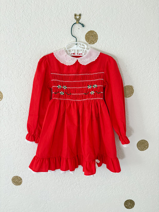 Vintage smocked toddler dress