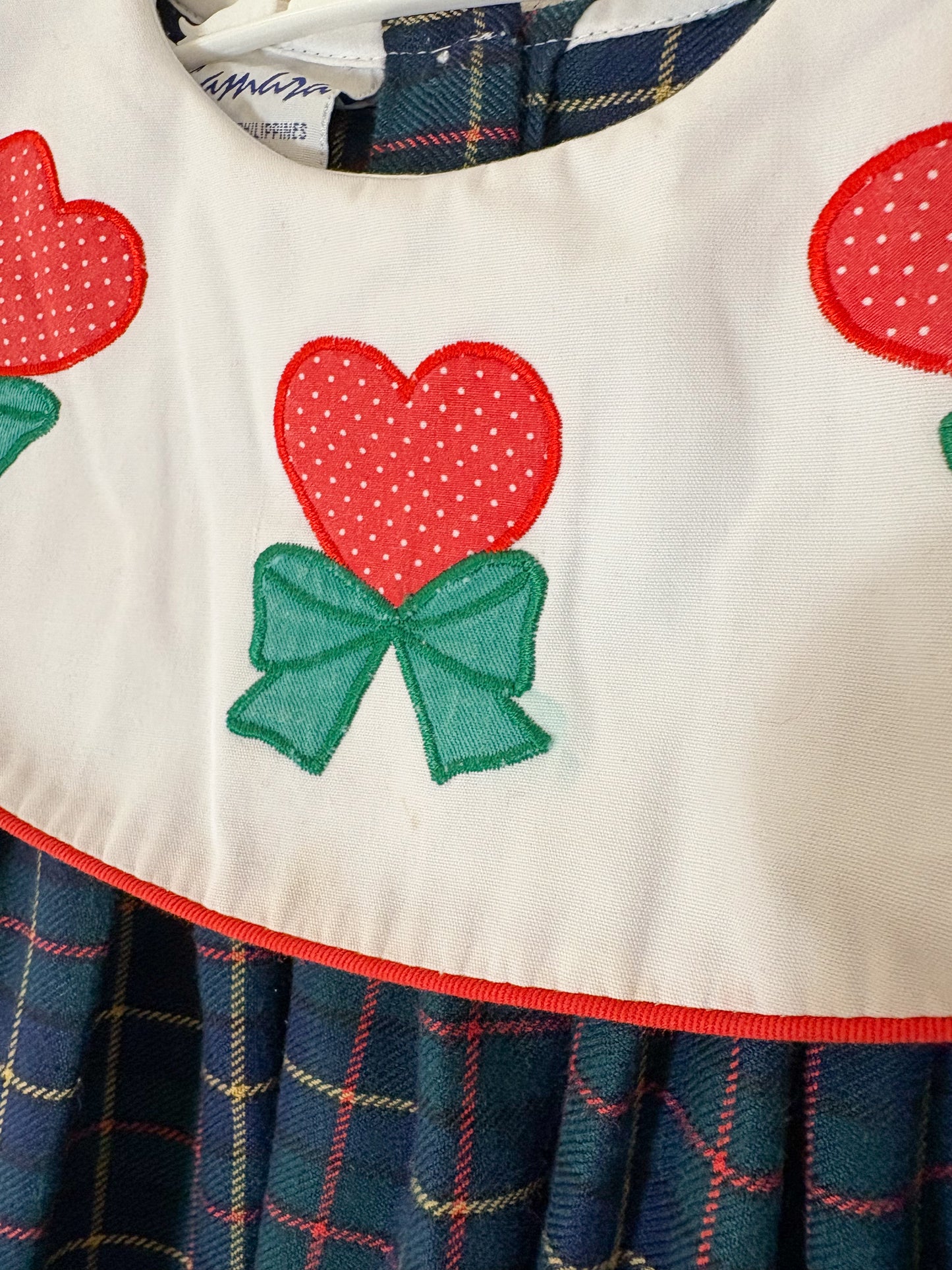 Vintage Samara plaid dress.