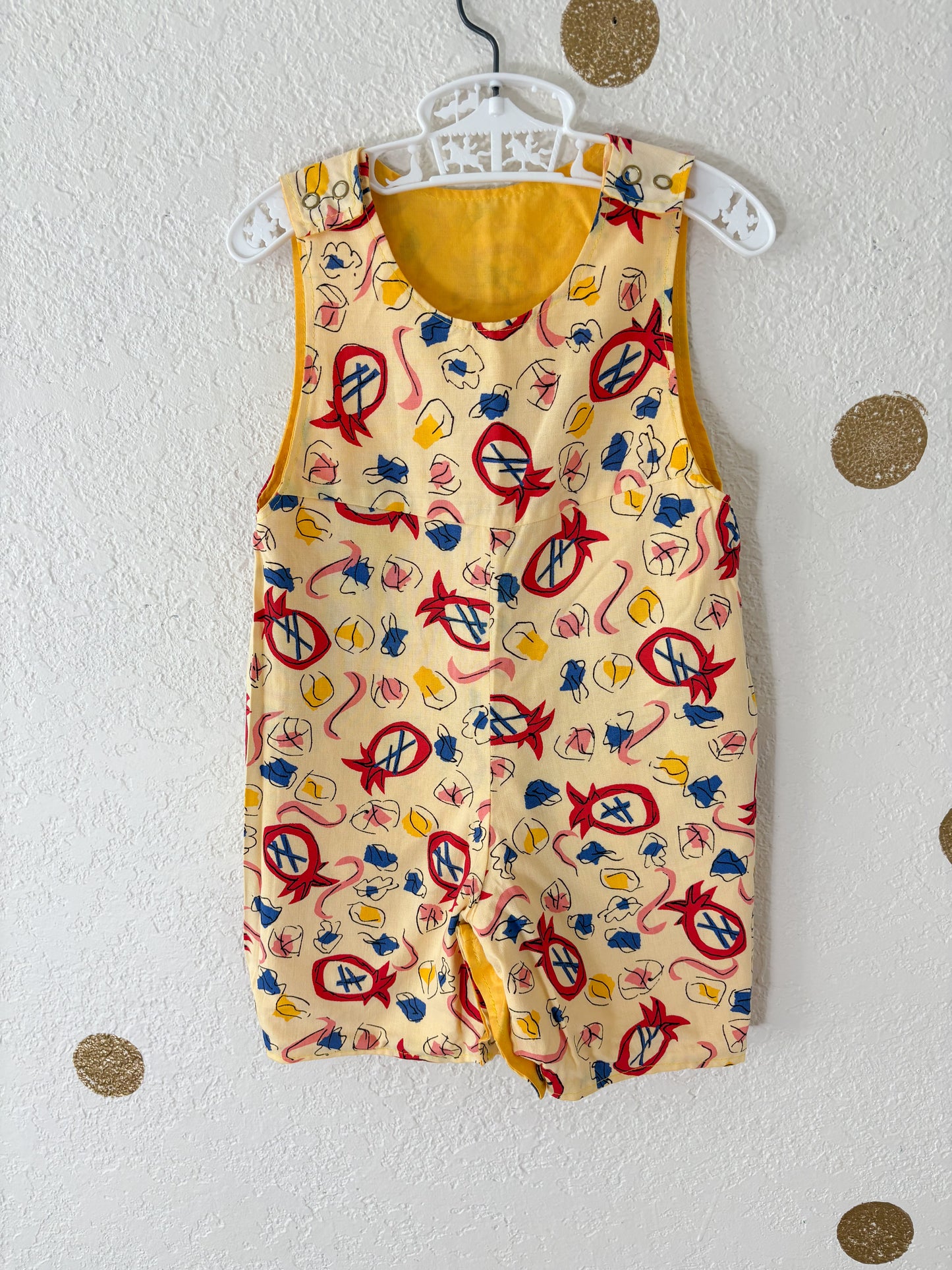 Vintage Gladstone's Kids reversible romper.