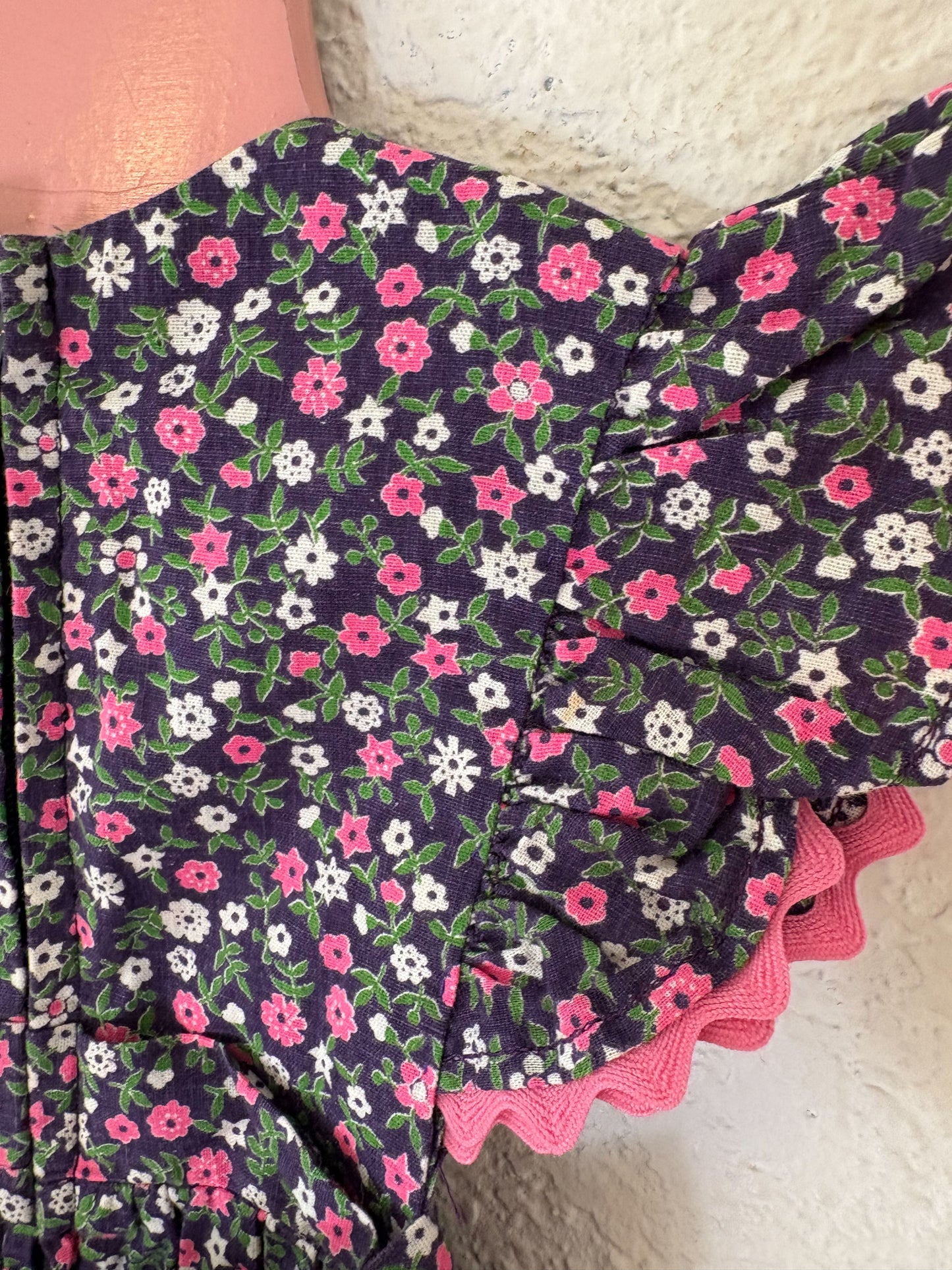 Homemade vintage baby romper.