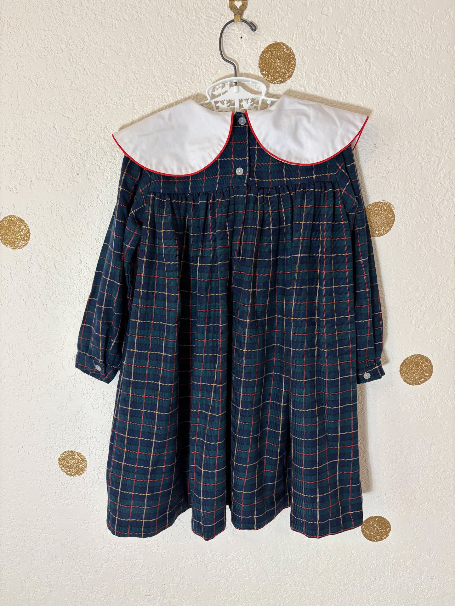 Vintage Samara plaid dress.