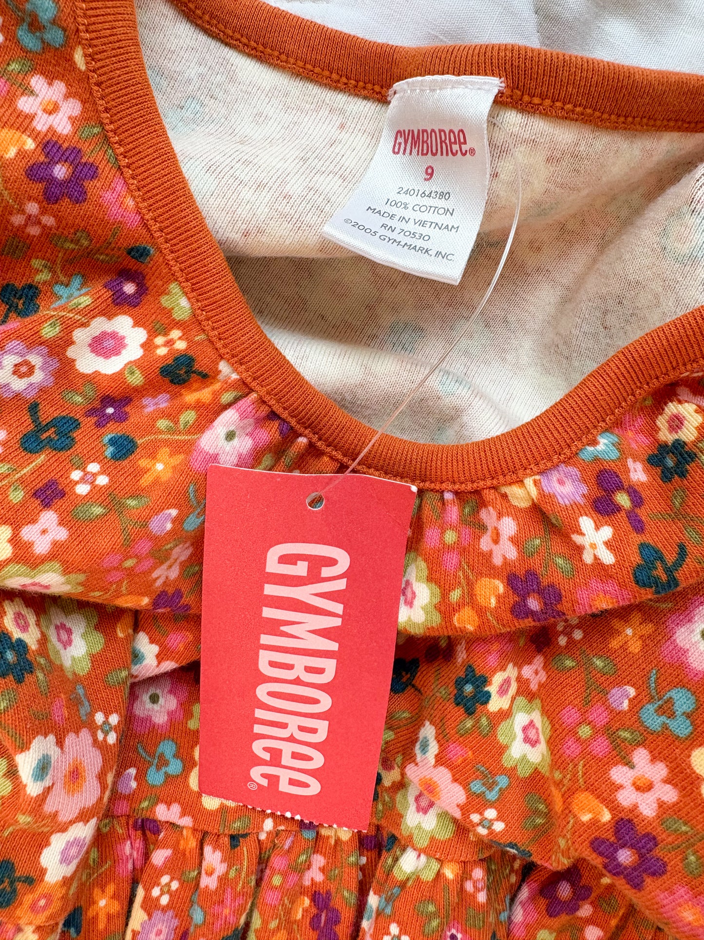 NWT y2k Gymboree older girl floral dress.
