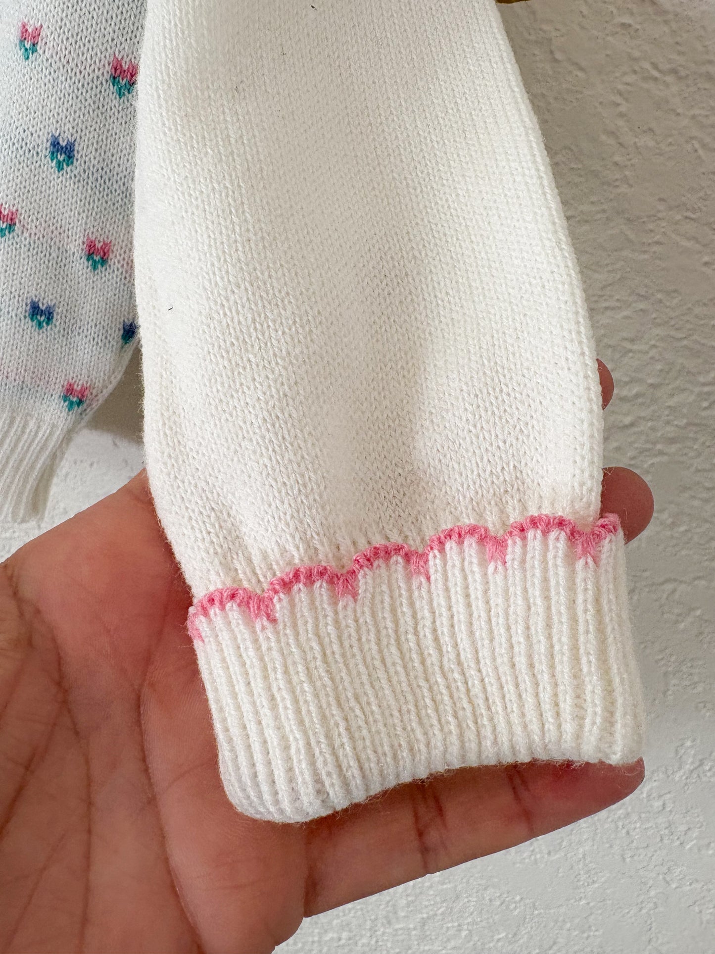 Unbranded vintage acrylic toddler sweater.