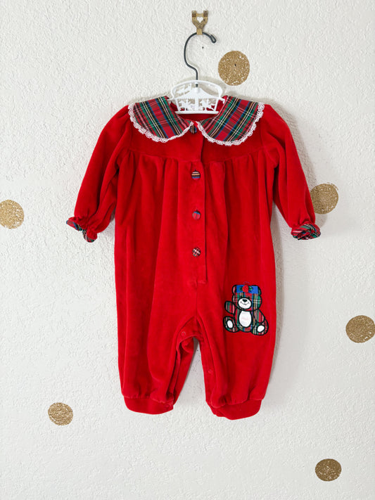 Unbranded vintage appliqué baby romper