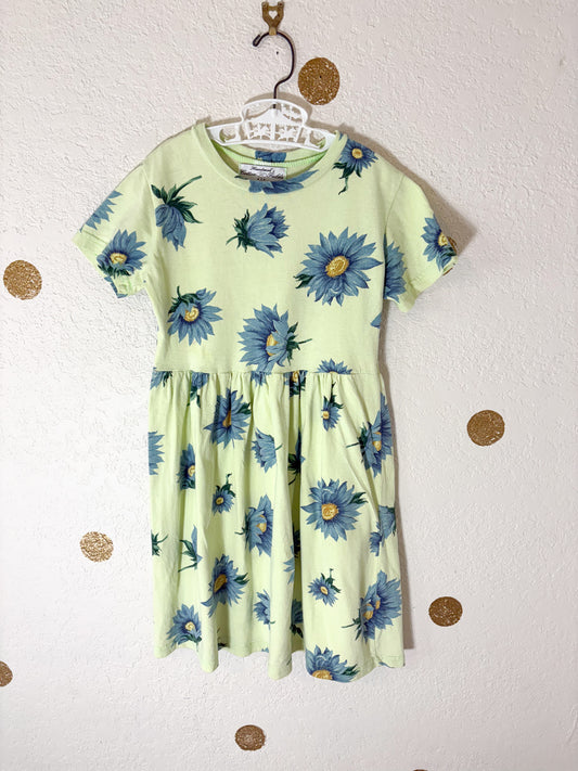 Vintage Cotton Fields USA AOP floral dress.