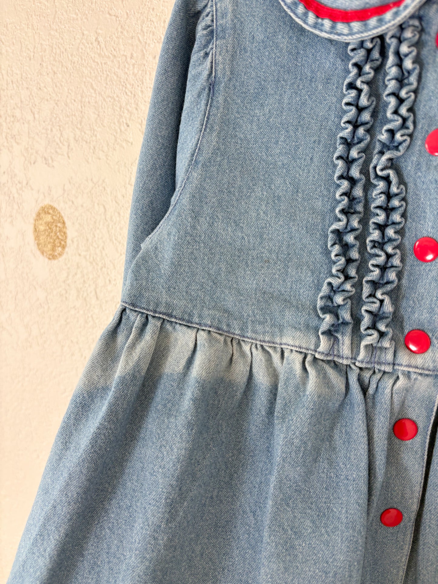 Vintage Gymboree chambray tunic and leggings set.