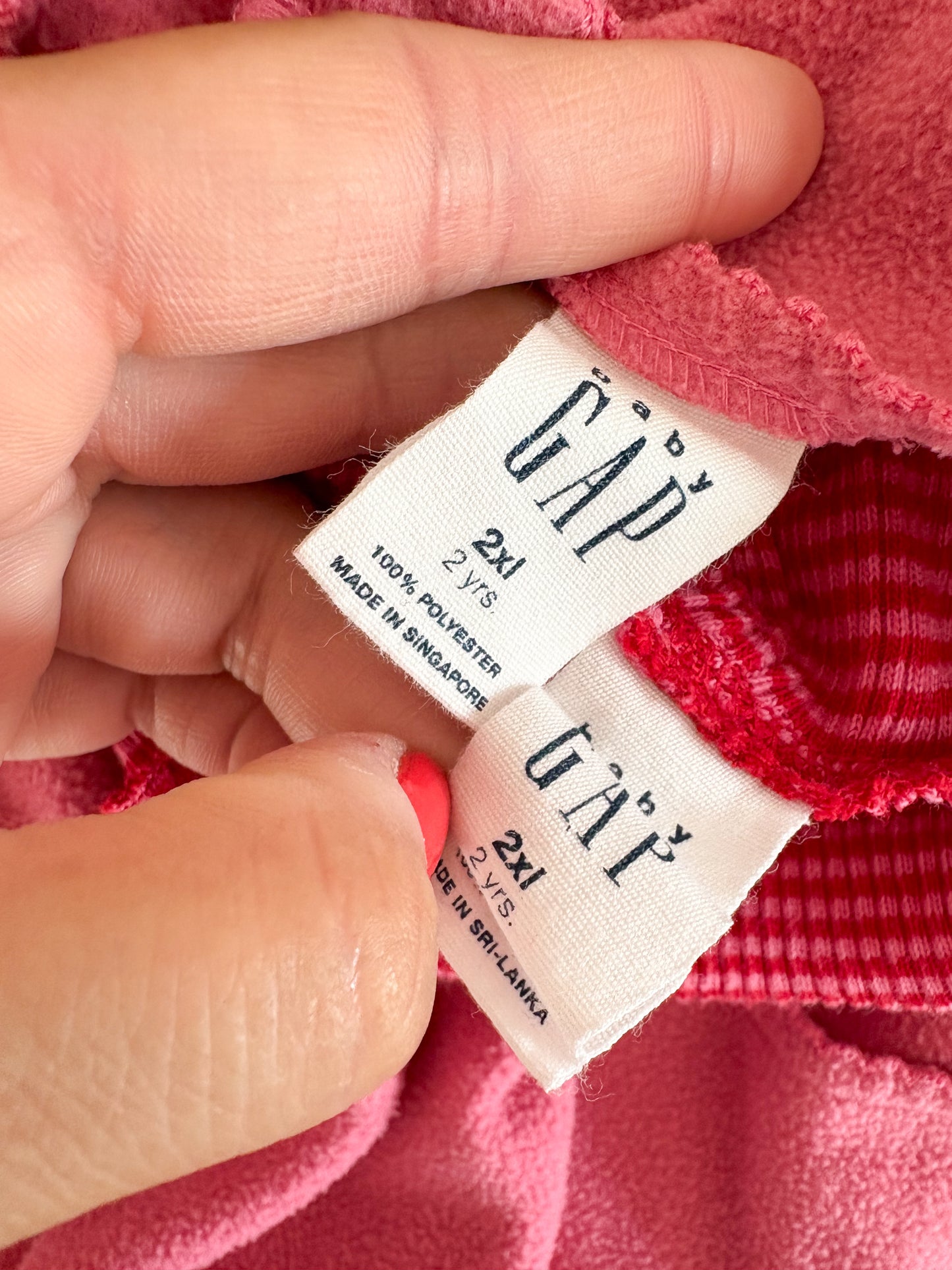 Vintage GAP jumper + matching top toddler set.