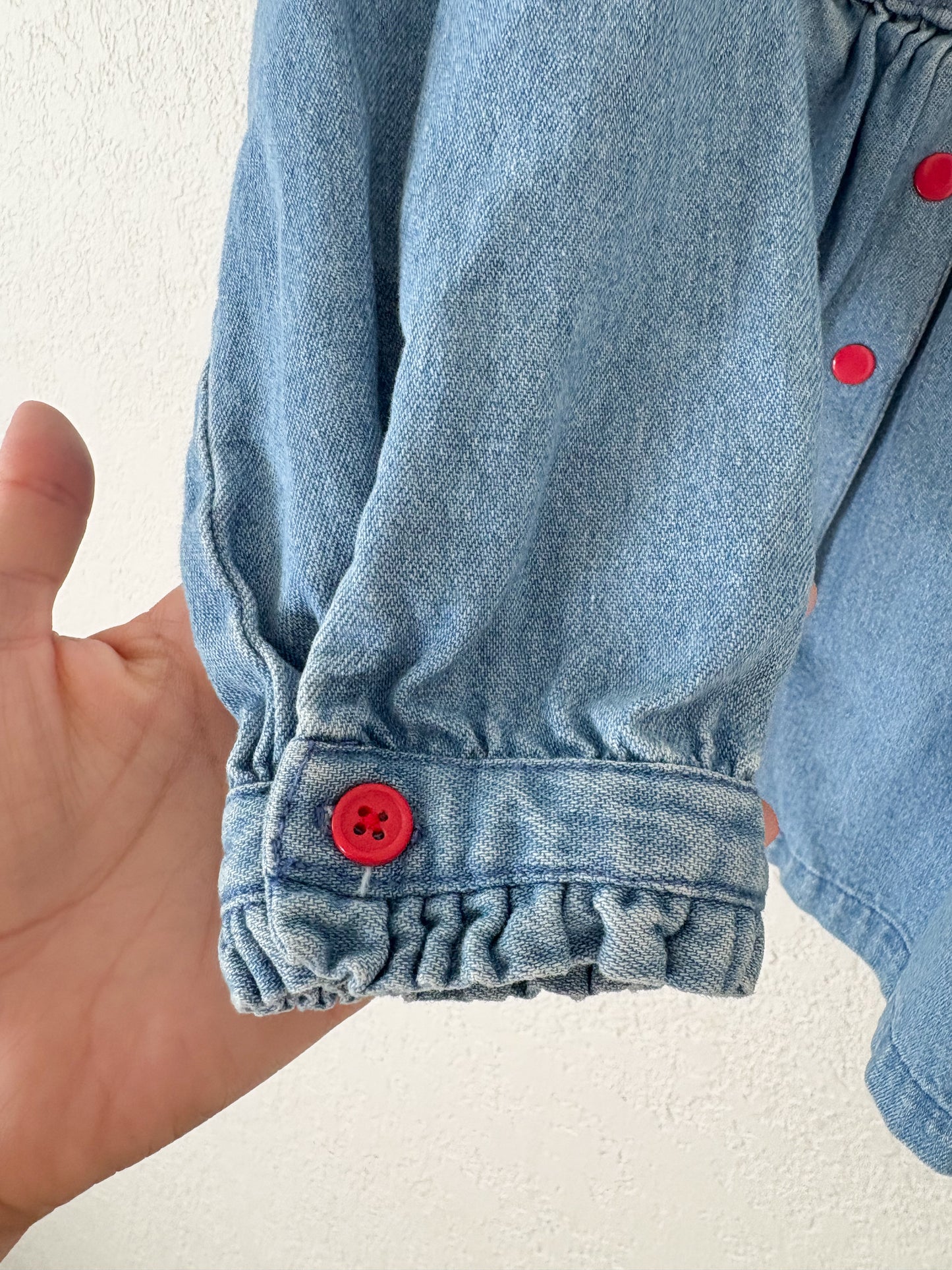 Vintage Gymboree chambray tunic and leggings set.