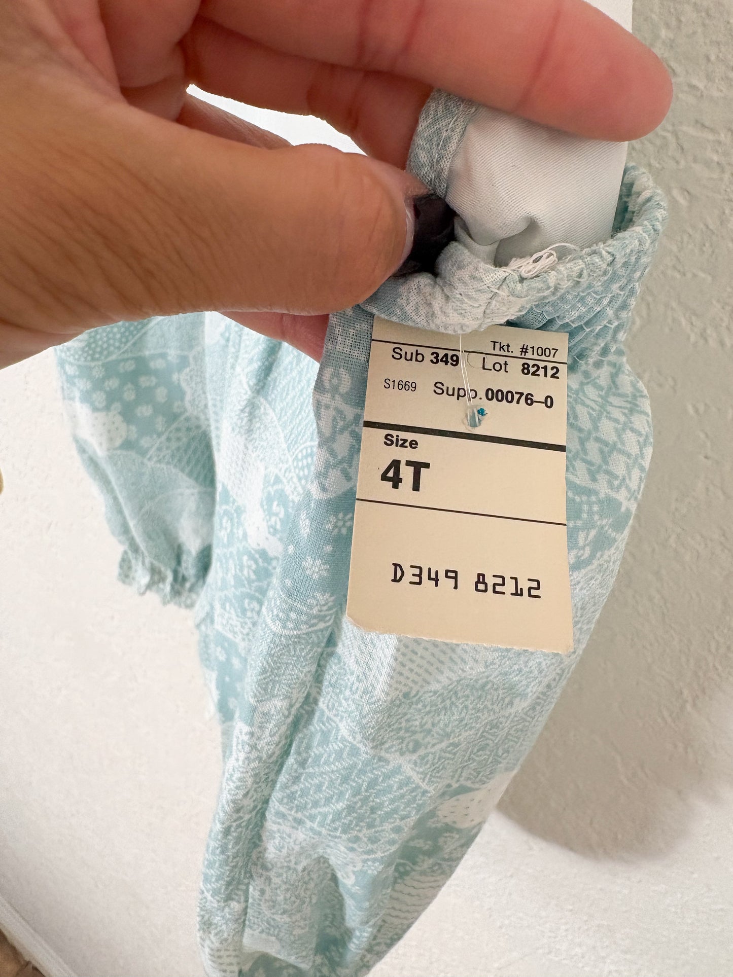 Deadstock vintage Toddletime JC Penney toile print toddler romper