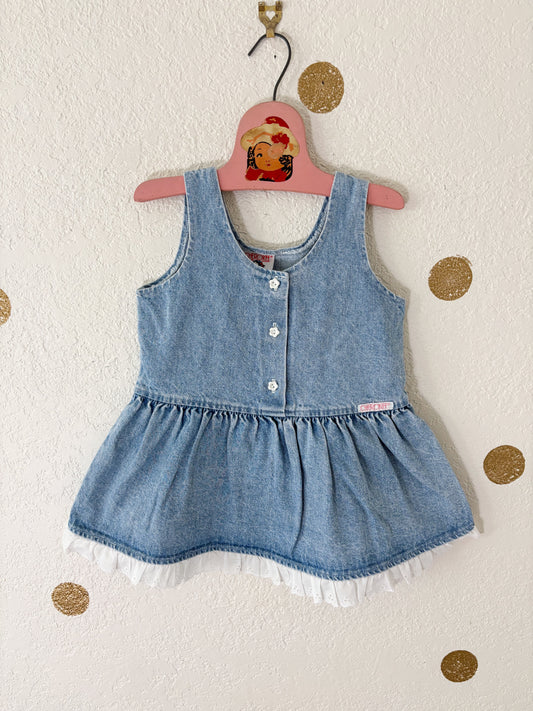 Vintage Cherokee toddler denim dress/tunic.