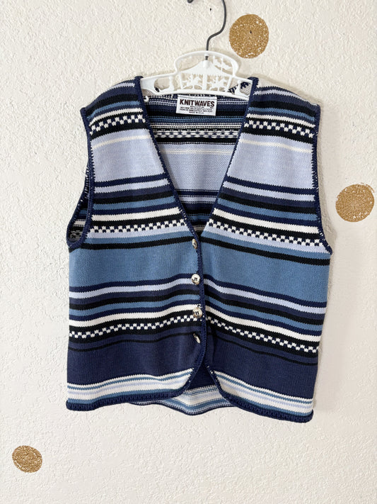 Vintage Knitwaves knit vest.