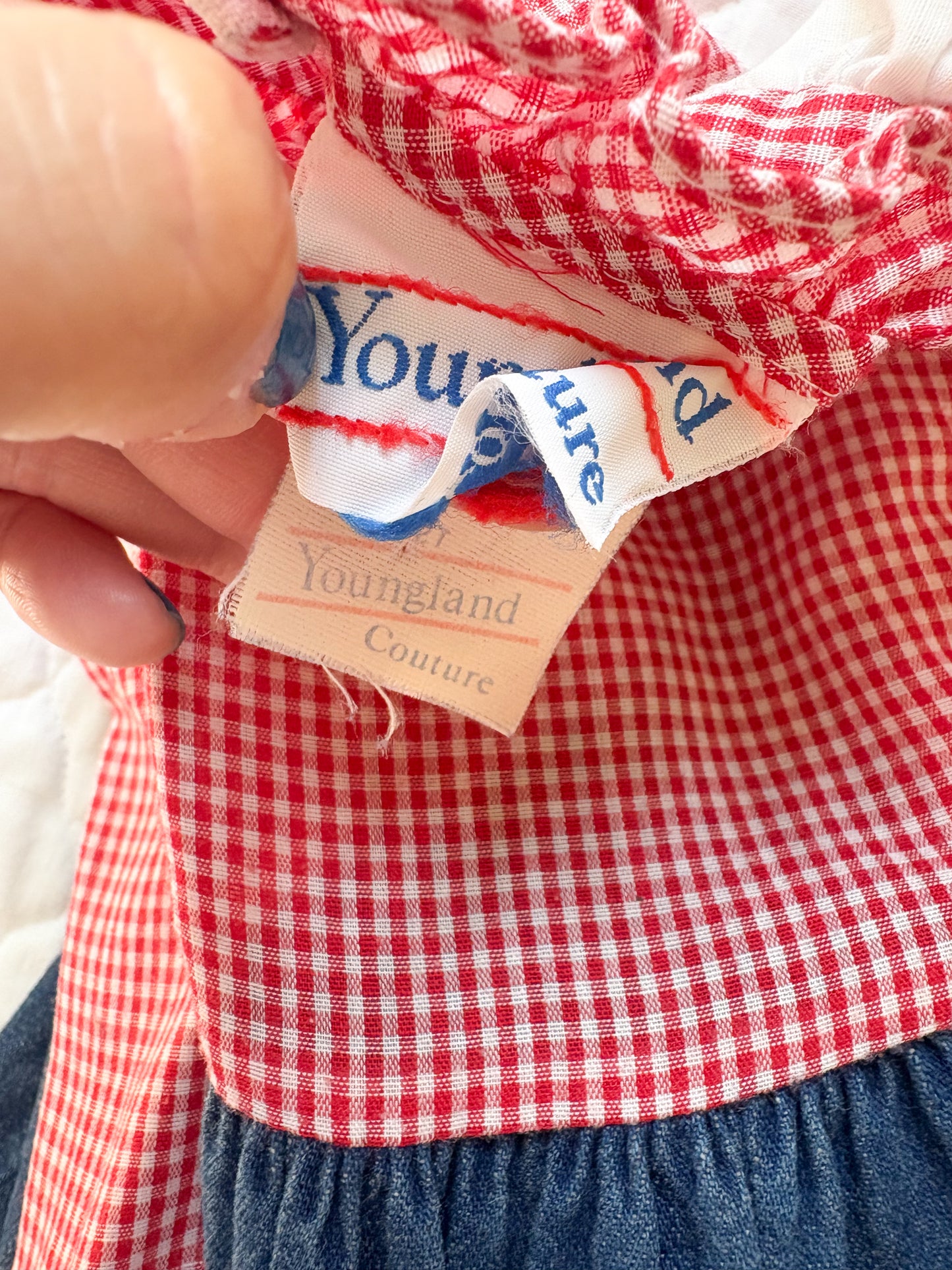 Vintage Youngland prairie toddler dress.