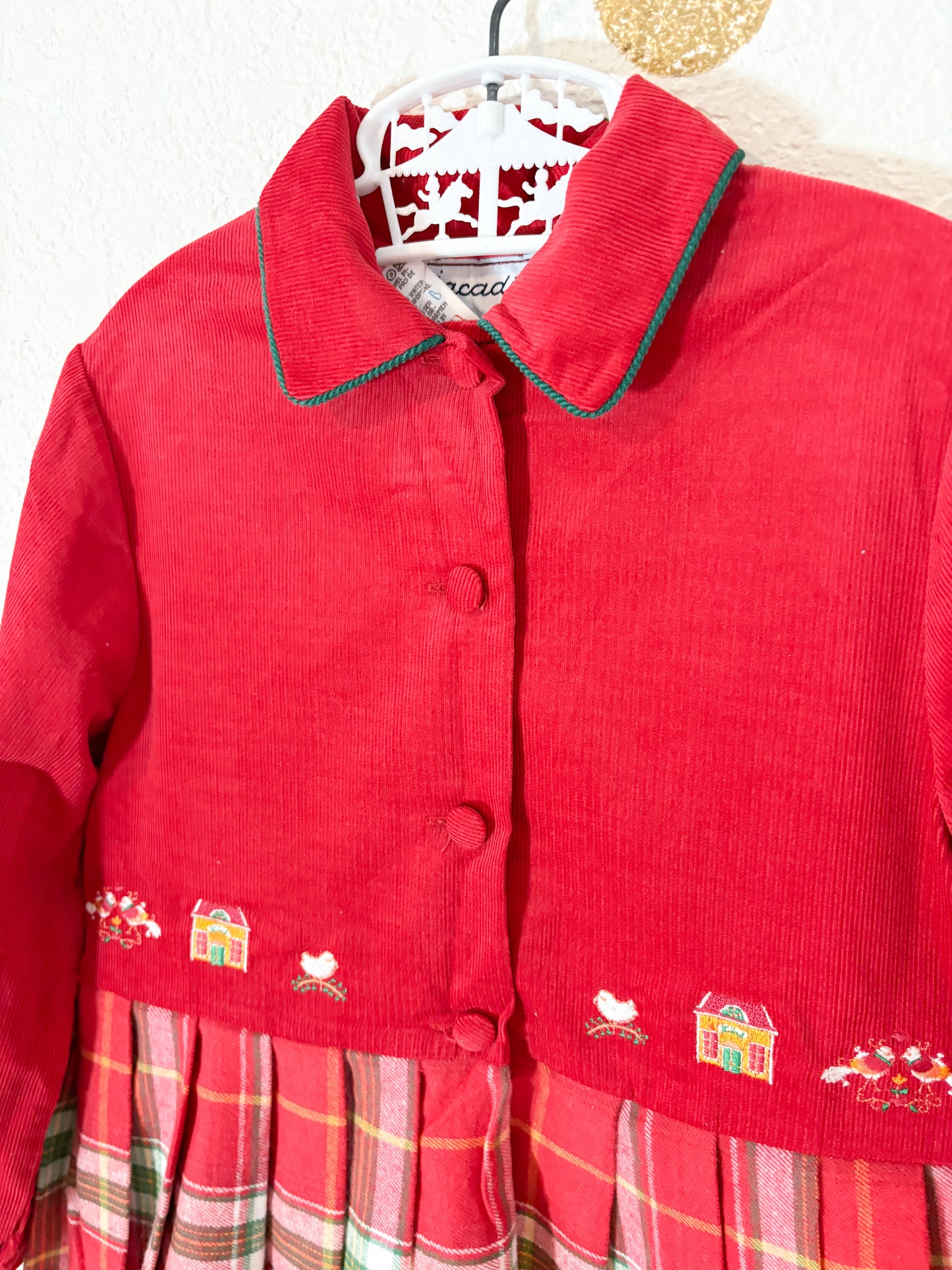 Deadstock vintage Jacadi embroidered dress.