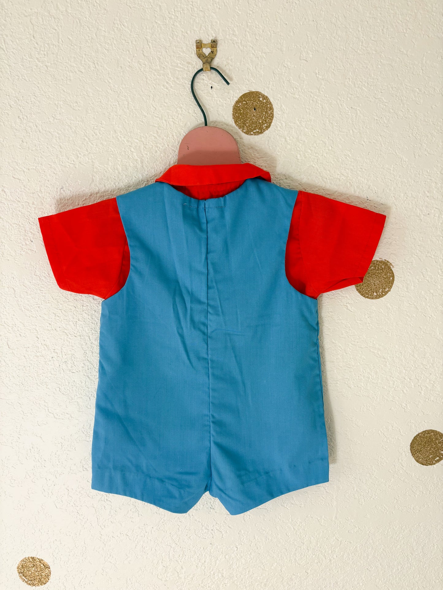 Vintage Healthtex baby romper + matching top set.