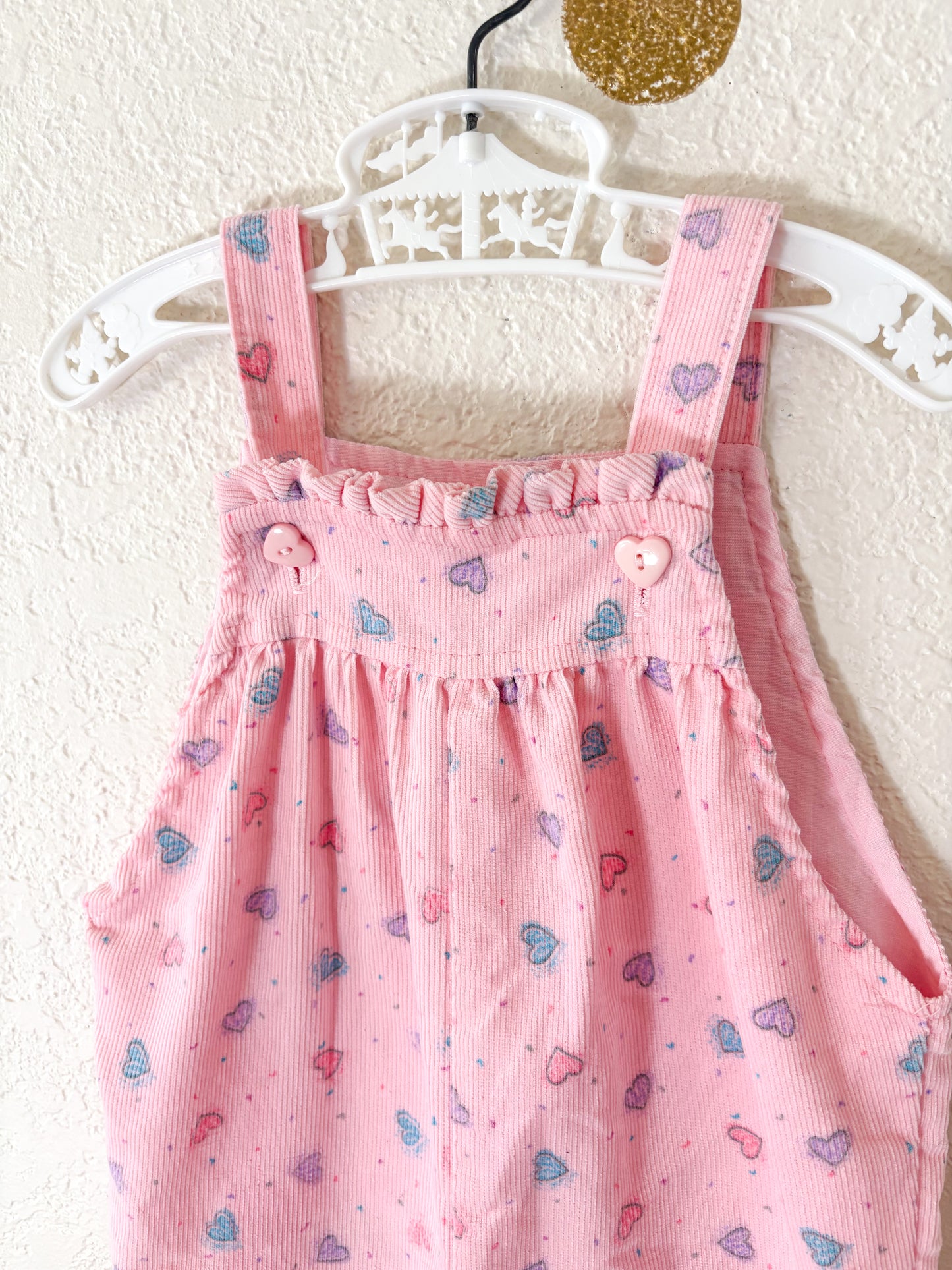 Vintage Healthtex AOP lightweight toddler romper.