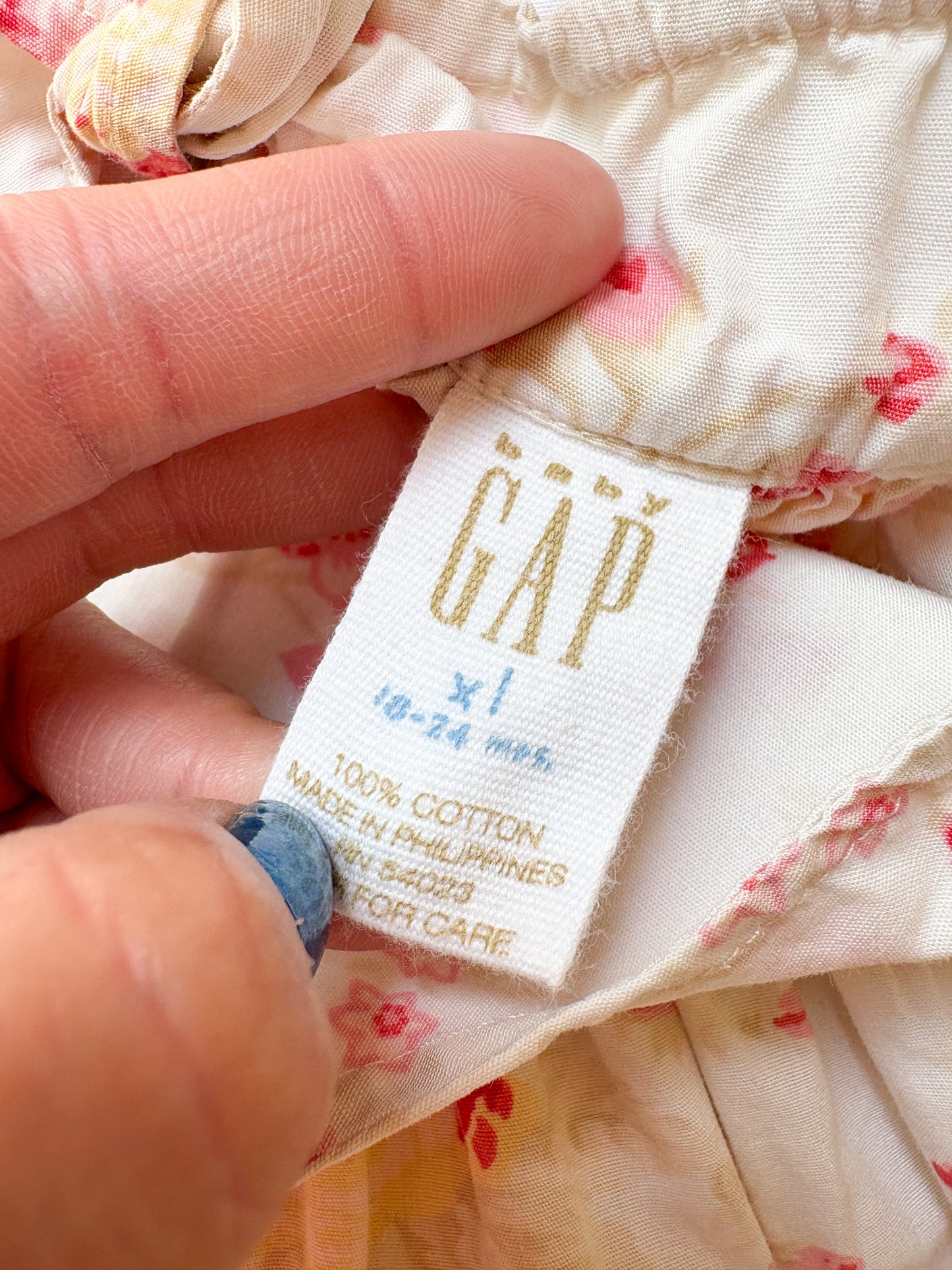 Vintage Baby Gap floral halter dress.